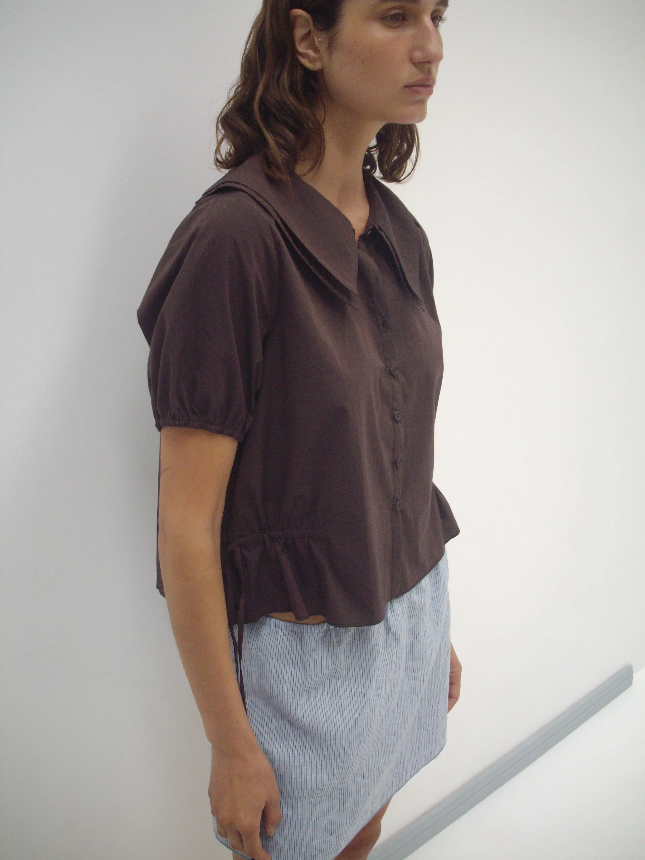 Double Collar Shirt - Umber sold by Deiji Studios product image thumbnail 2