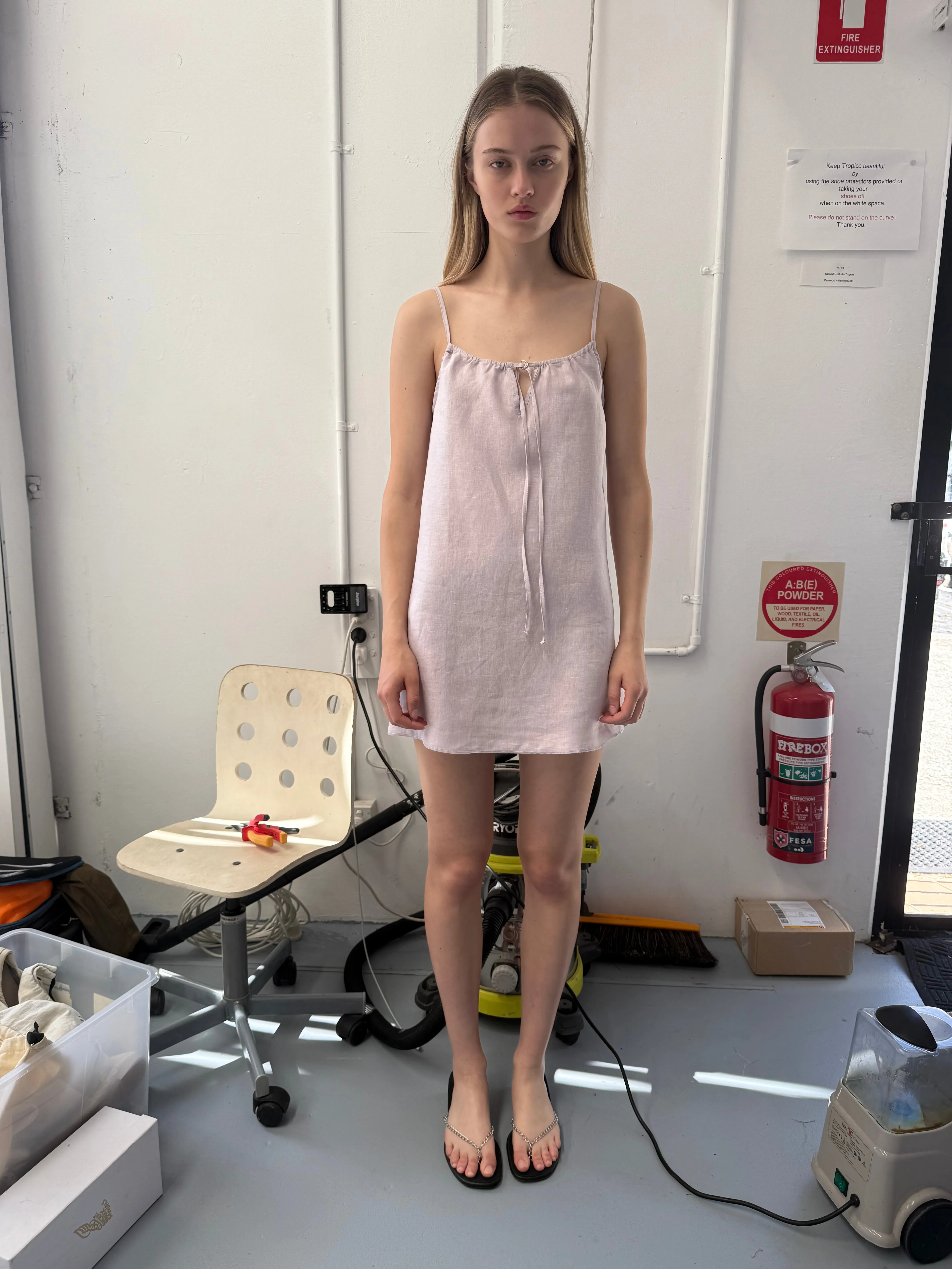 Lettuce Mini Dress - Lilac sold by Deiji Studios product image thumbnail 4