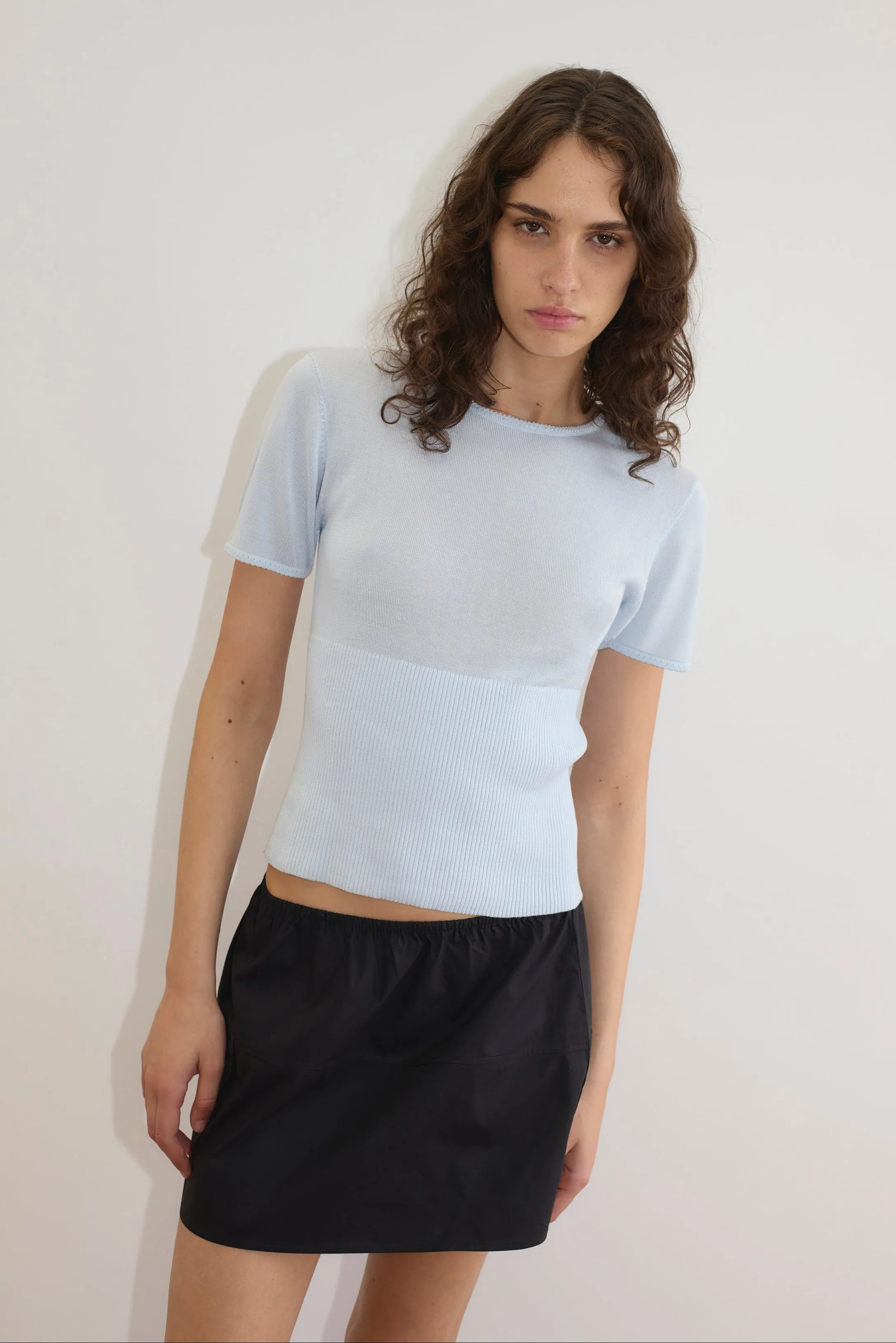 Trim Knit Tee sold by Deiji Studios product image thumbnail 2