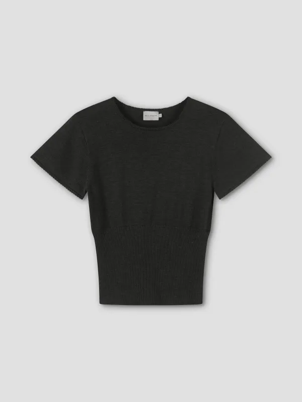 Trim Knit Tee made by Deiji Studios
