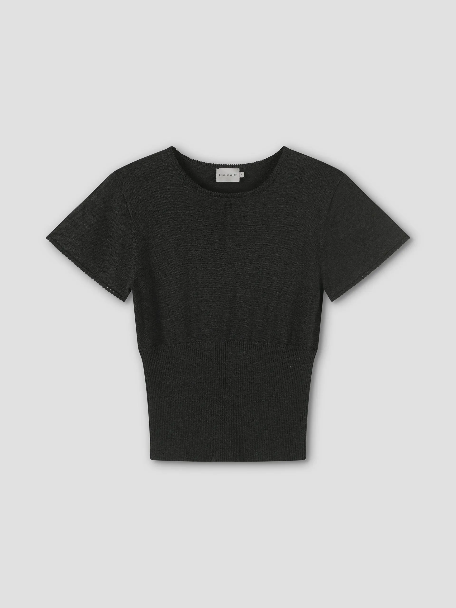 Trim Knit Tee sold by Deiji Studios