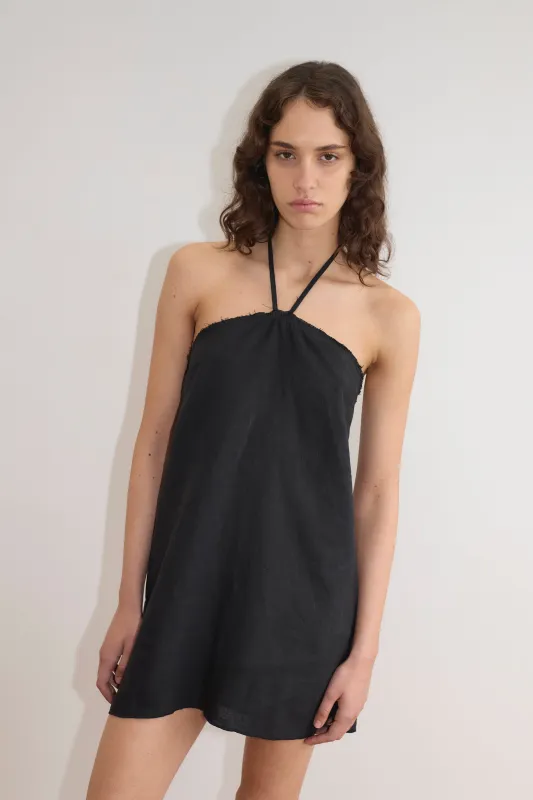 Cross Over Dress - Black made by Deiji Studios