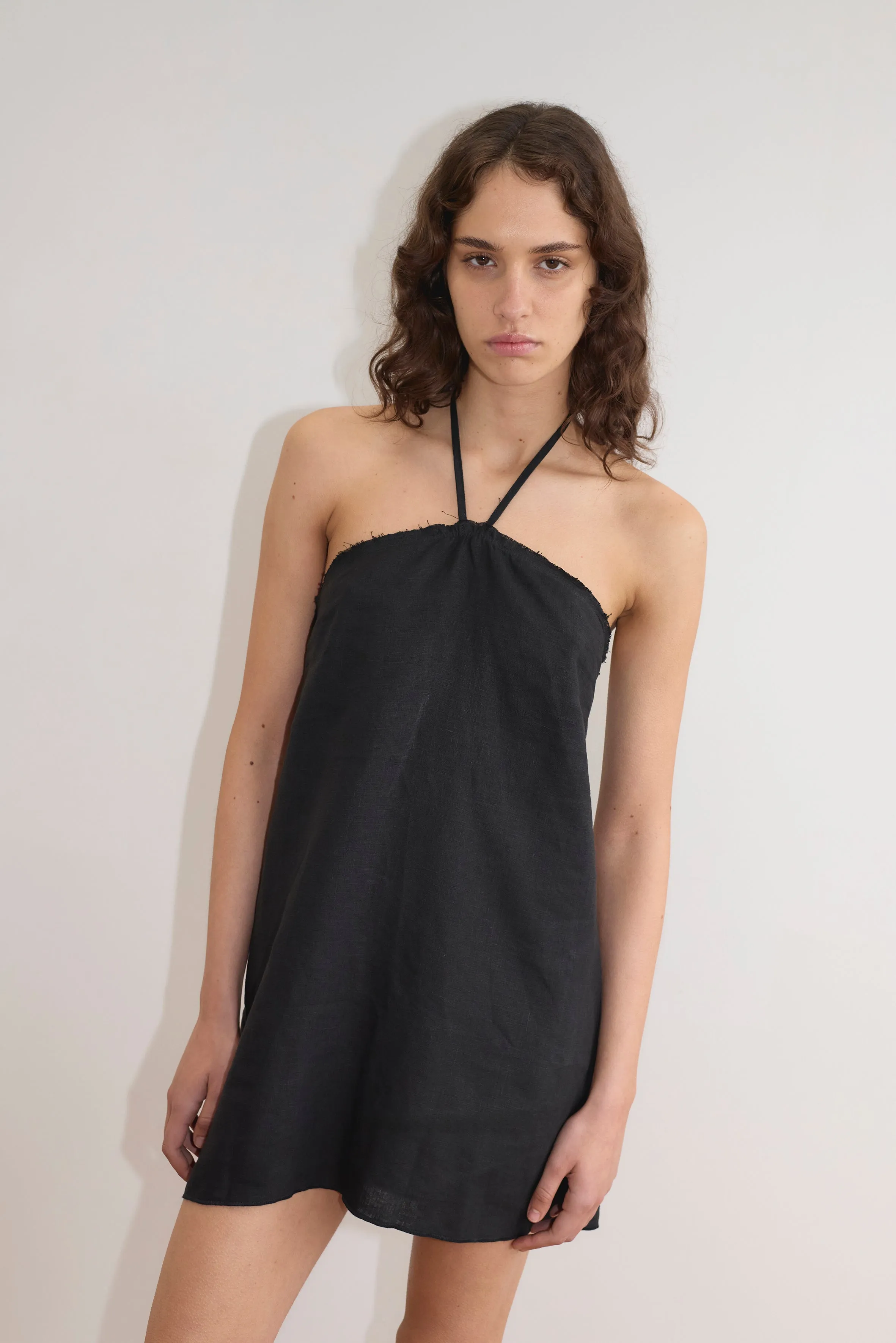 Cross Over Dress - Black sold by Deiji Studios