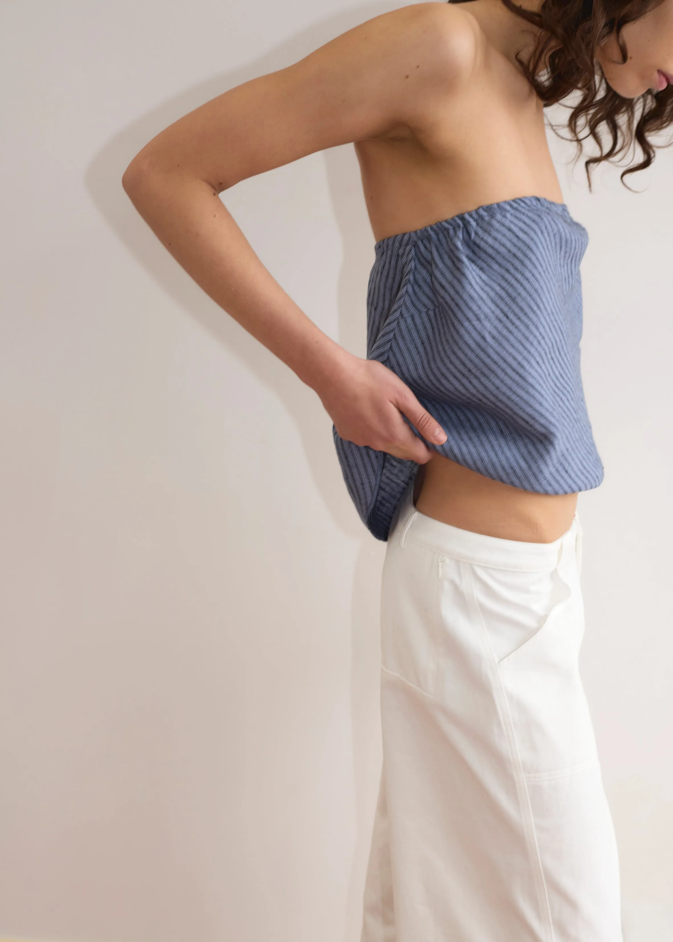 Line Top - Azure Stripe sold by Deiji Studios product image thumbnail 4