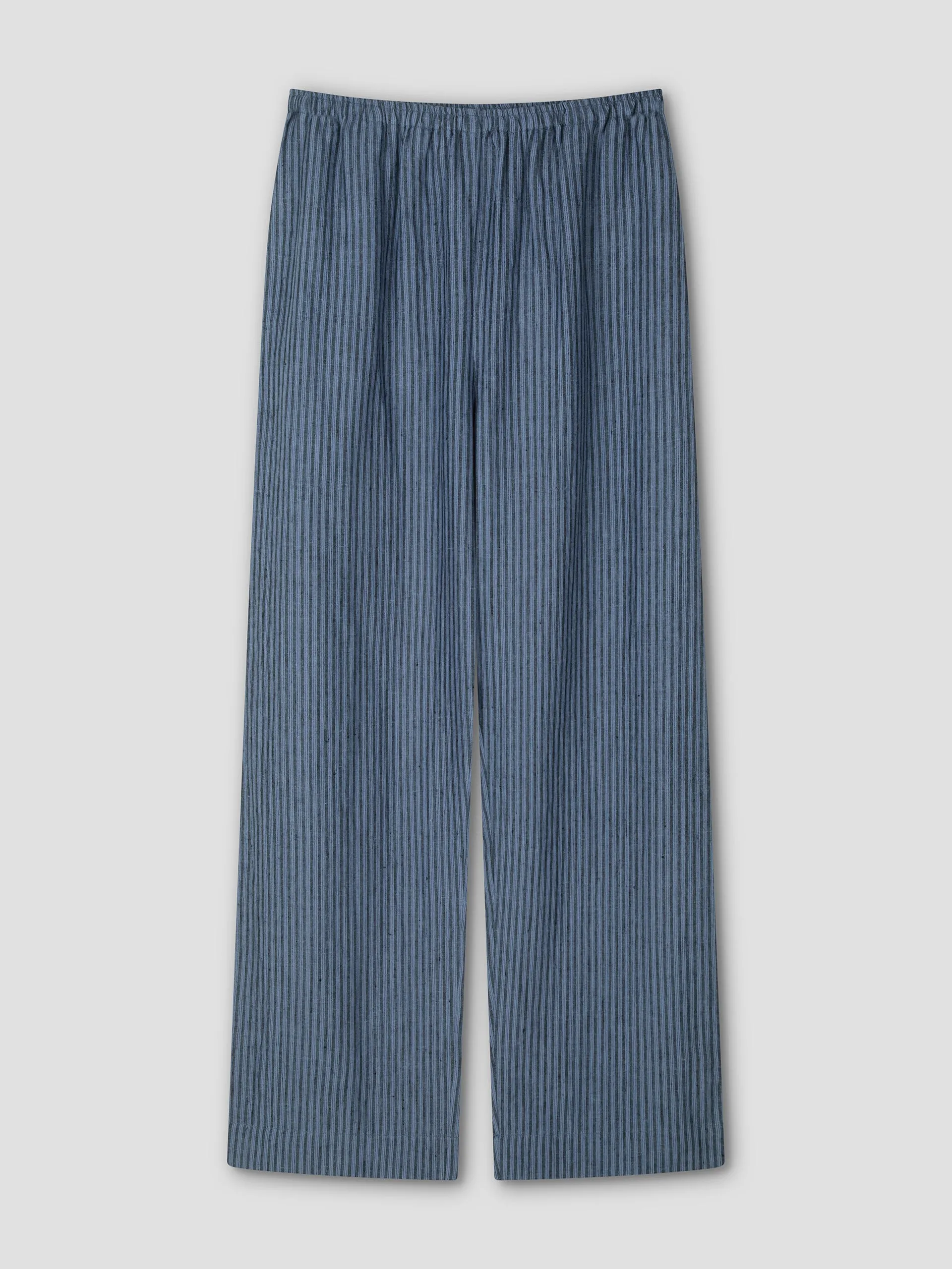 Linen Ease Trouser - Azure Stripe sold by Deiji Studios product image thumbnail 2