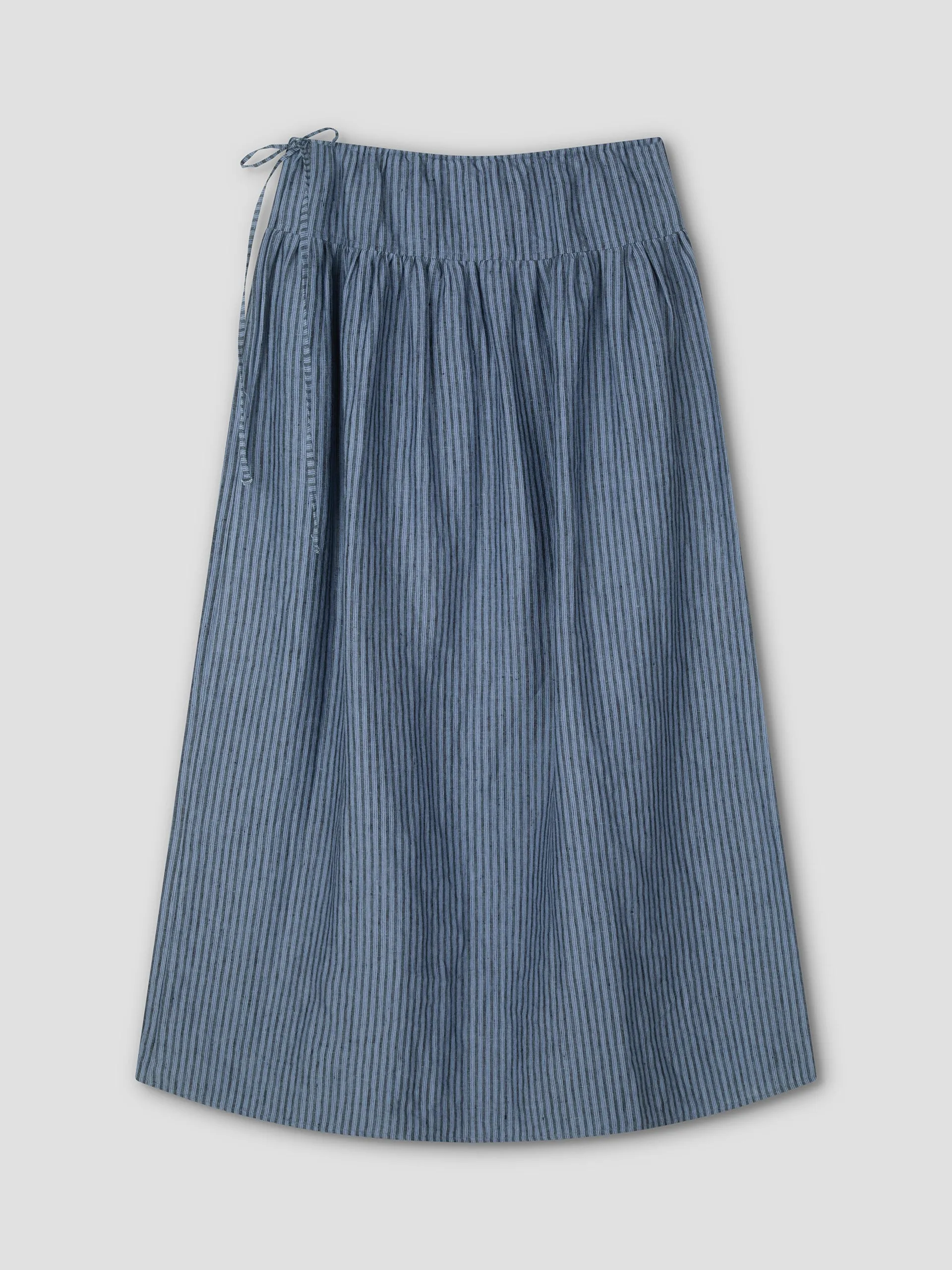 Maxi Skirt - Azure Stripe sold by Deiji Studios