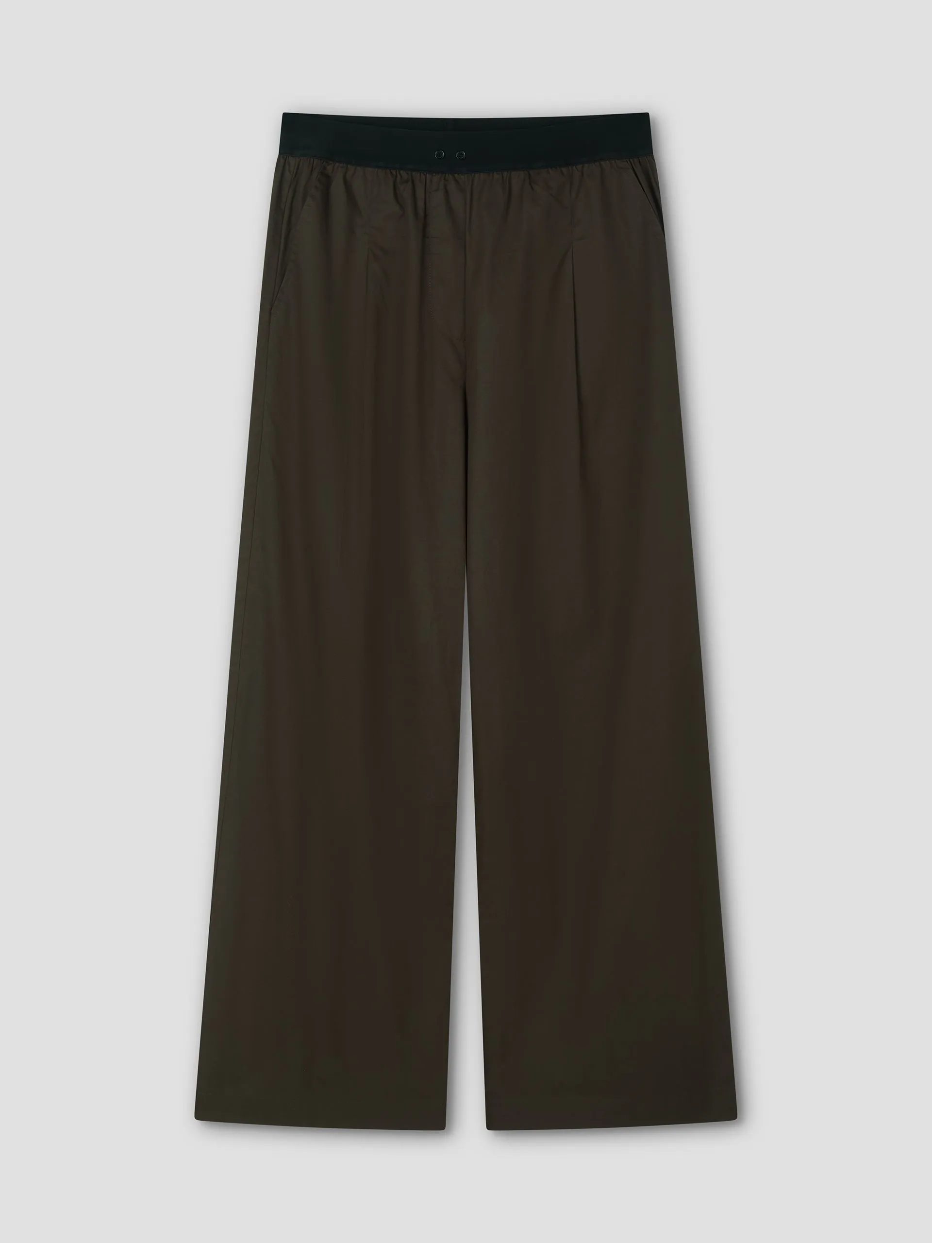 Contrast Waist Pant - Brown sold by Deiji Studios product image thumbnail 2