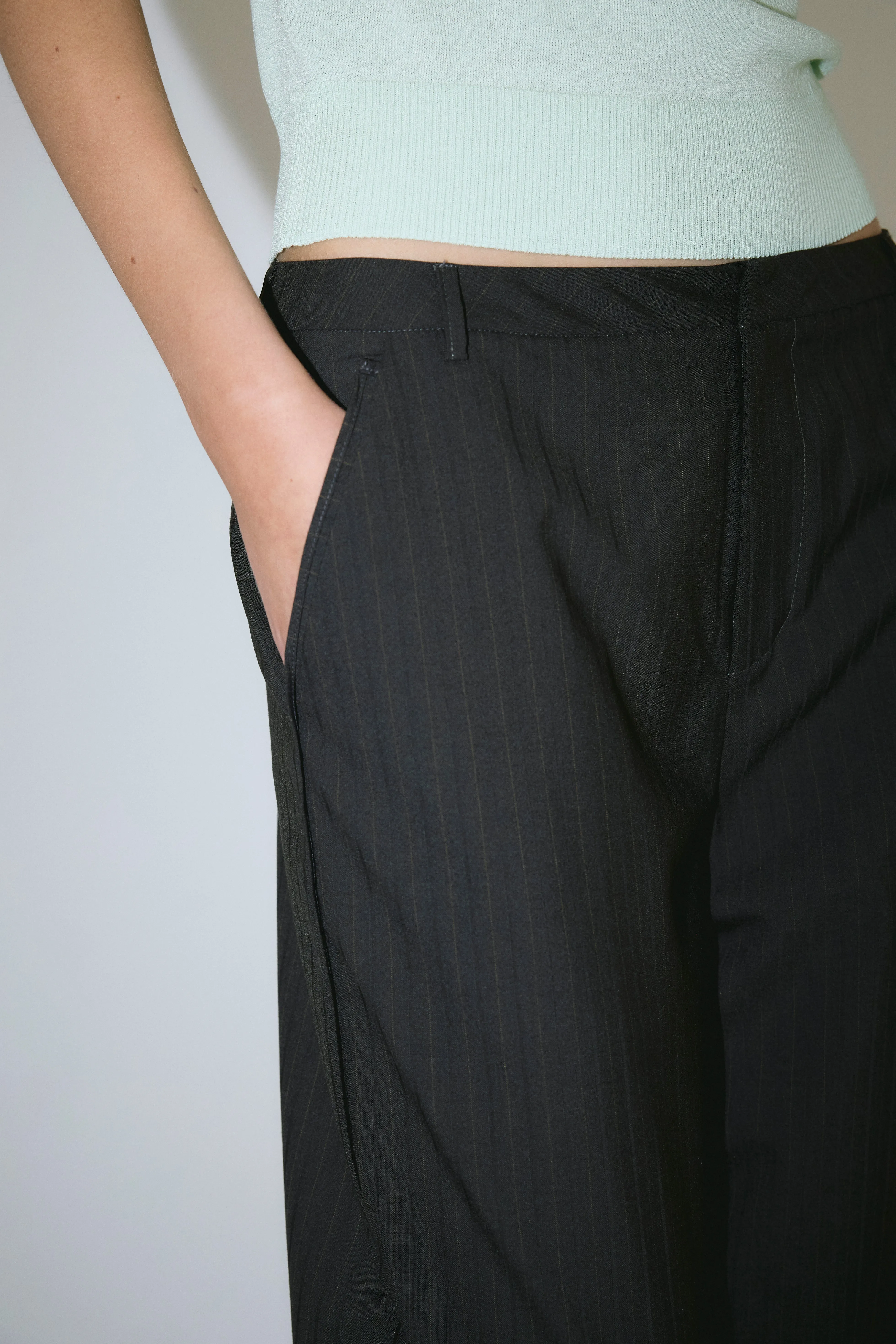 Bind Pant - Charred Black Stripe sold by Deiji Studios