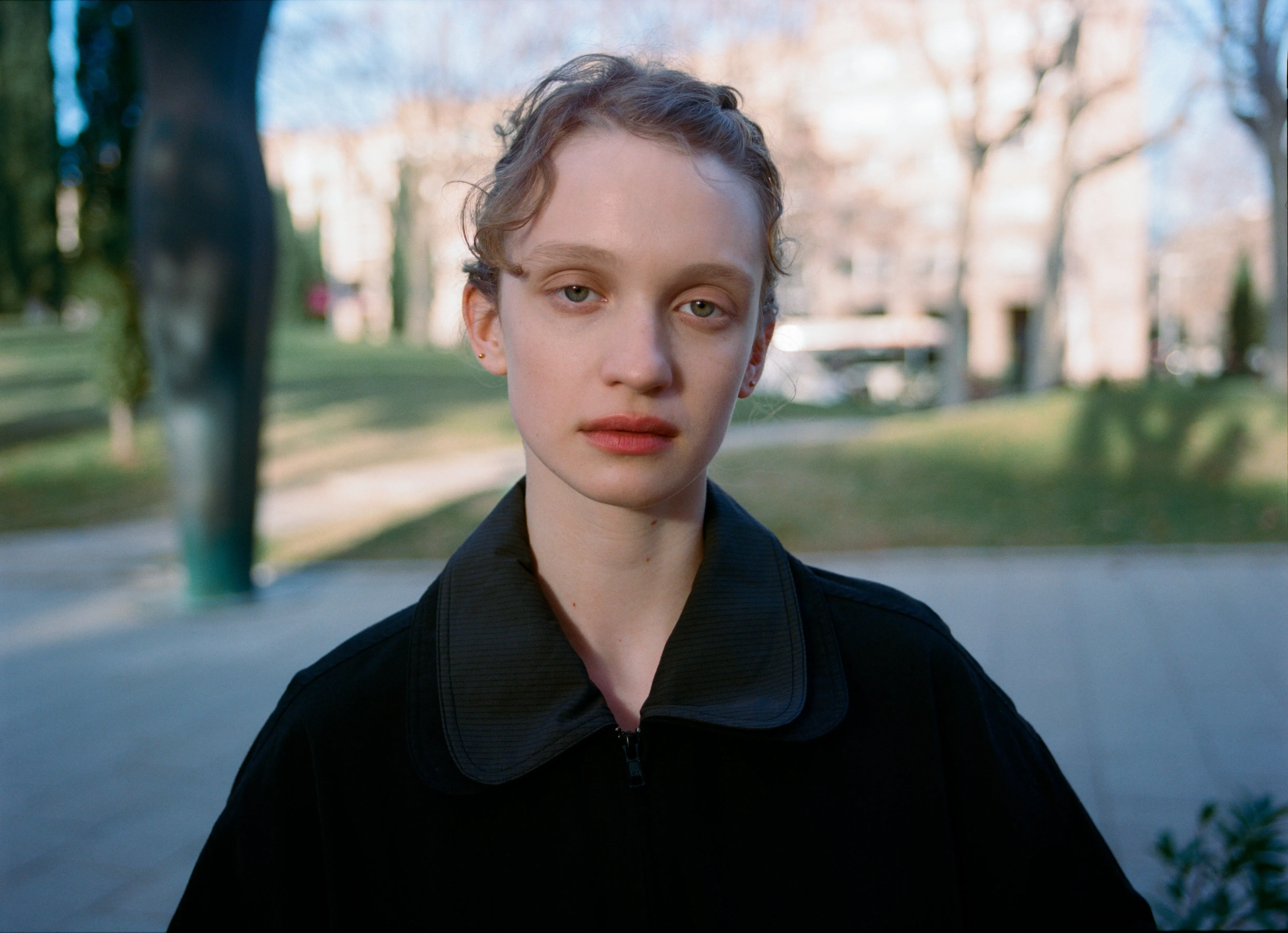 Collared Zip Jacket - Black Contrast sold by Deiji Studios product image thumbnail 3