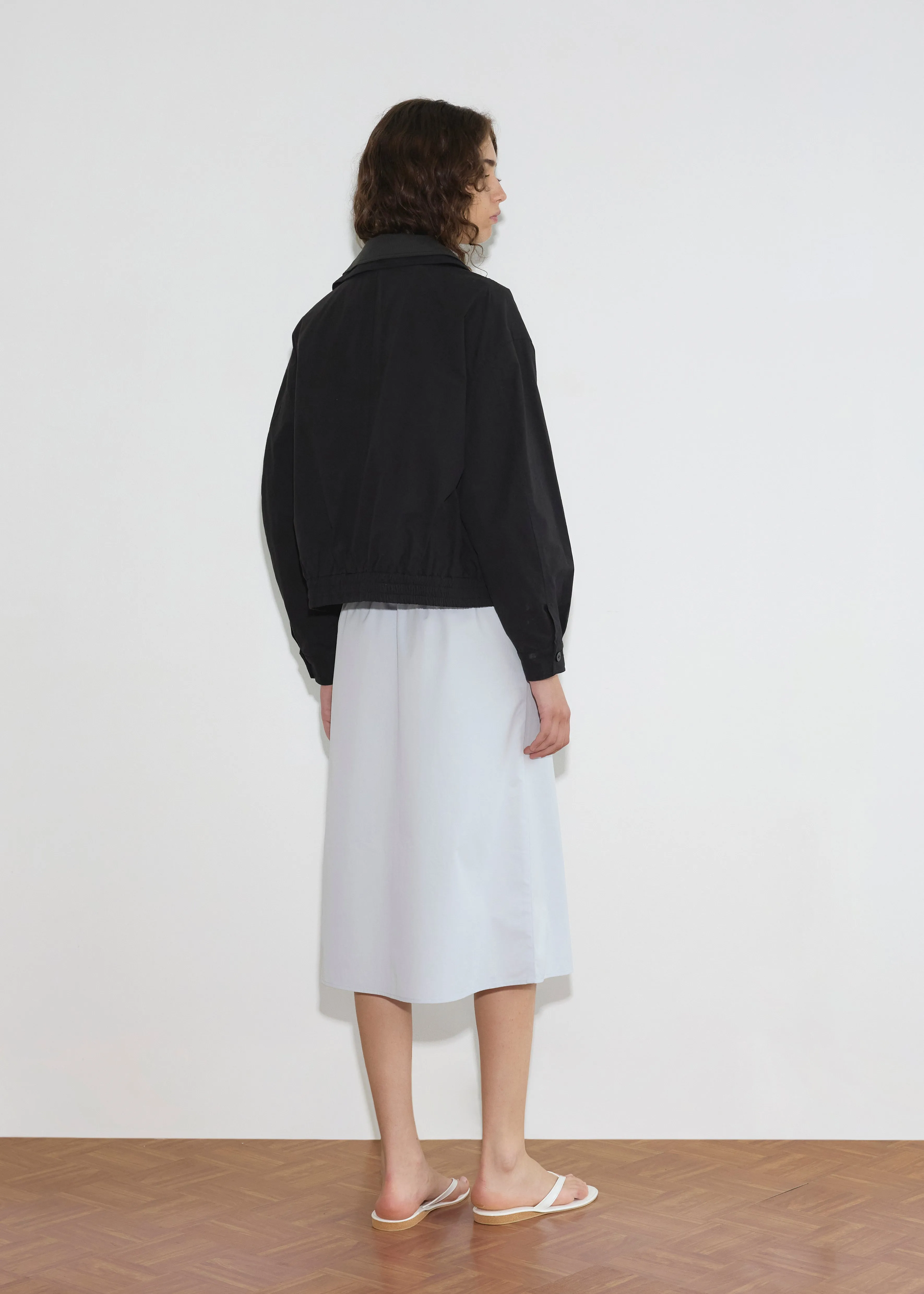 Collared Zip Jacket - Black Contrast sold by Deiji Studios product image thumbnail 5