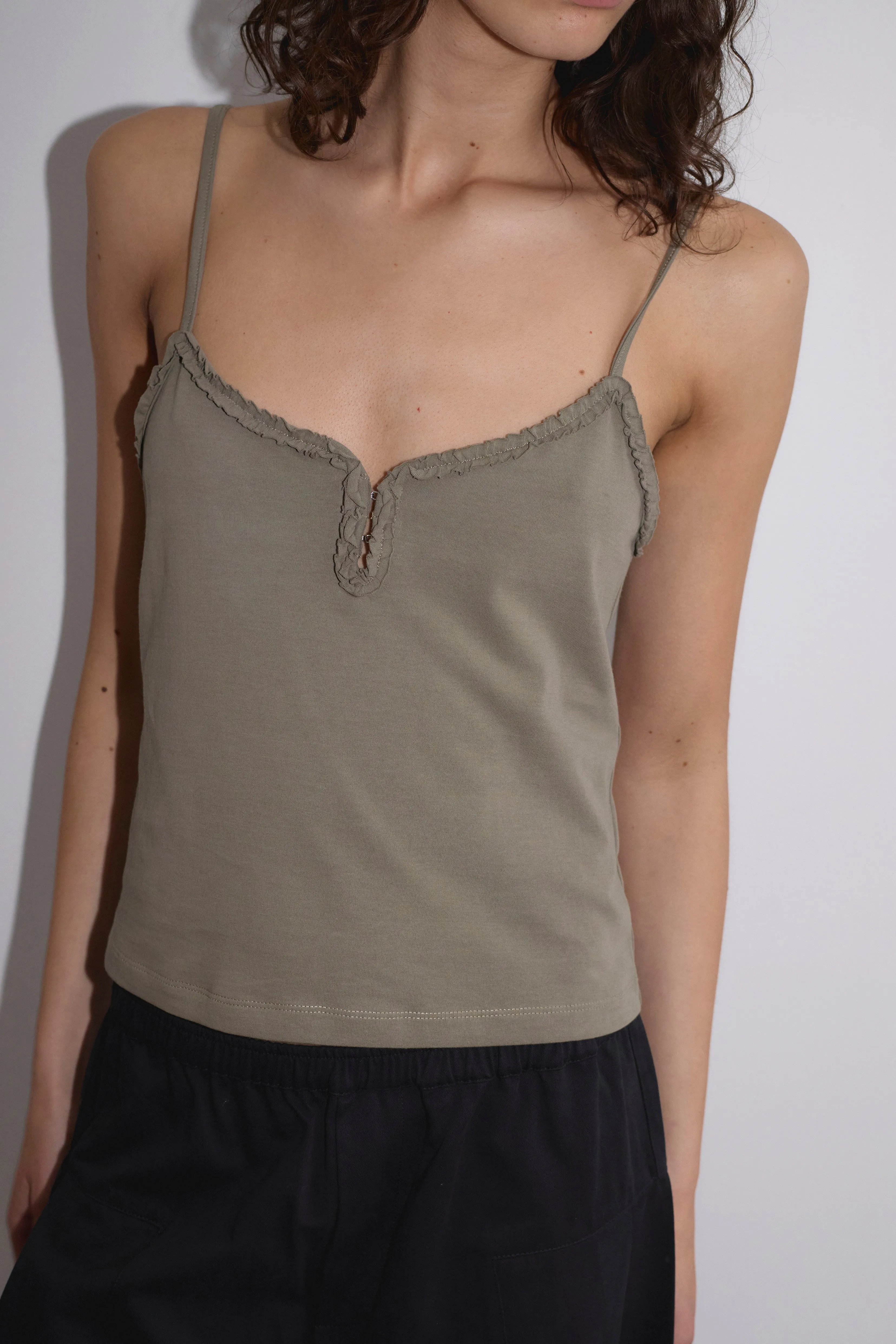Clasp Singlet - Khaki sold by Deiji Studios product image thumbnail 2