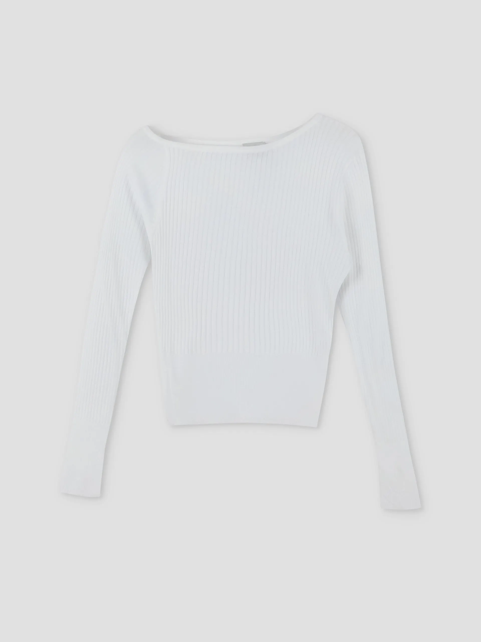 Shoulder Knit Top - White sold by Deiji Studios product image thumbnail 3