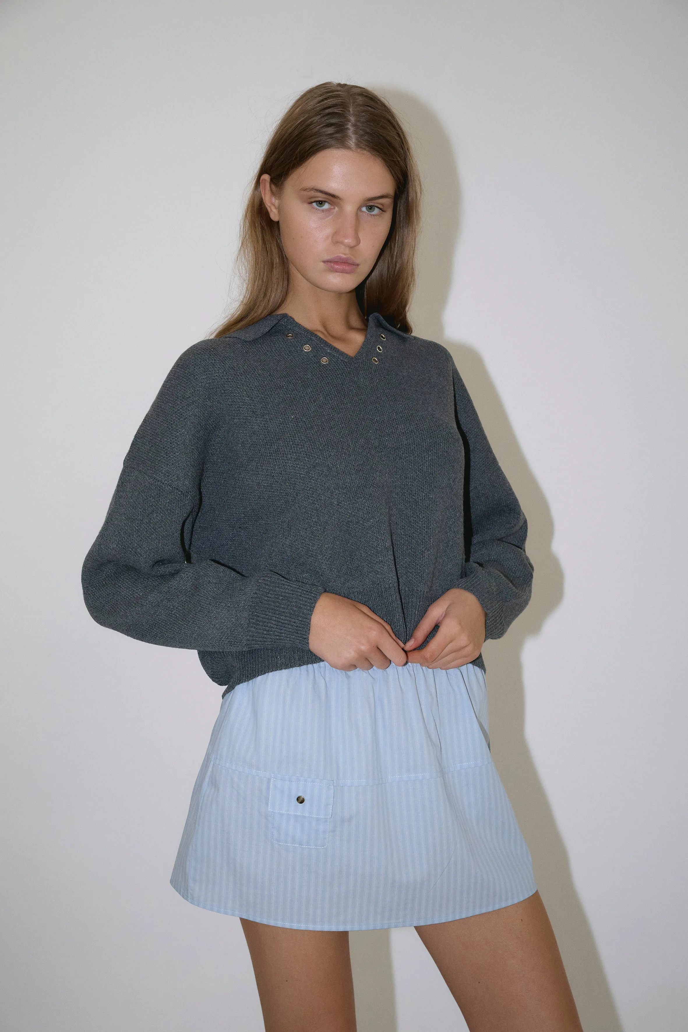 Eyelet Knit - Dark Pebble sold by Deiji Studios product image thumbnail 2