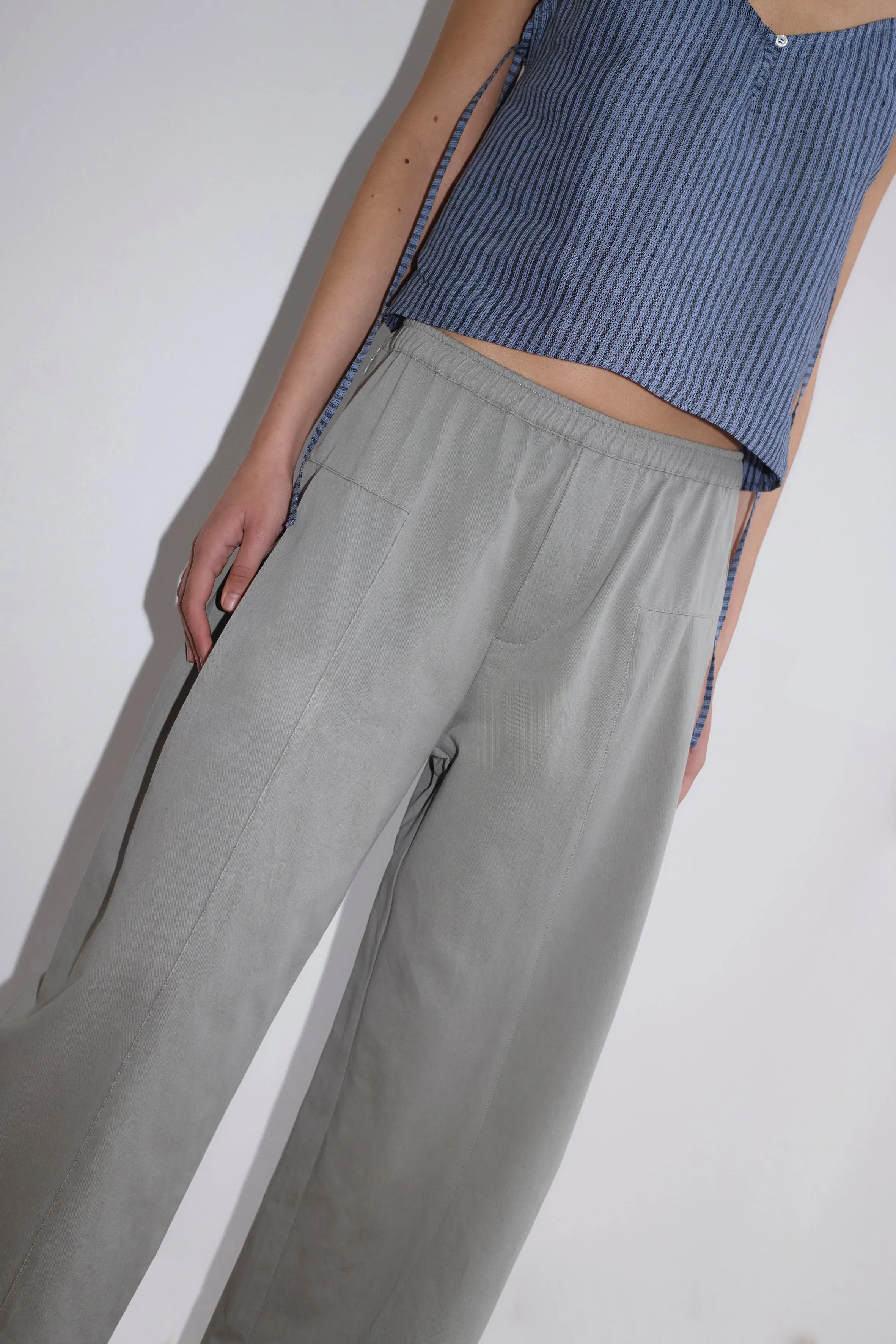 Pleat Pant - Sage Grey sold by Deiji Studios product image thumbnail 4