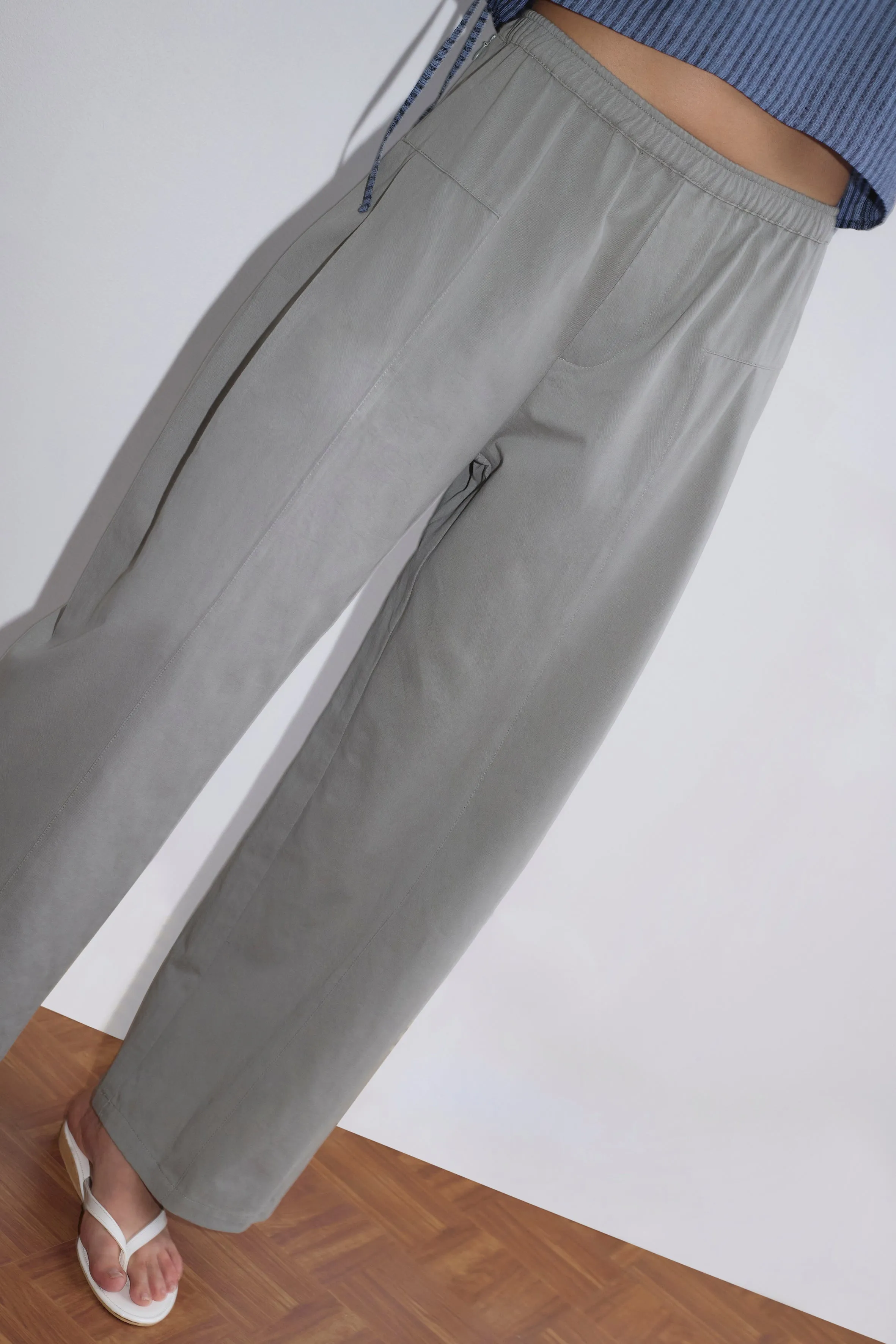 Pleat Pant - Sage Grey sold by Deiji Studios product image thumbnail 2