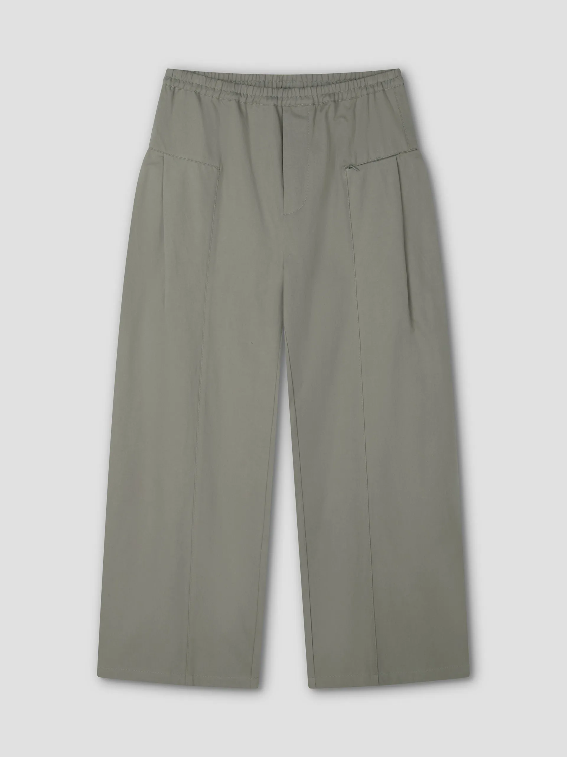 Pleat Pant - Sage Grey sold by Deiji Studios