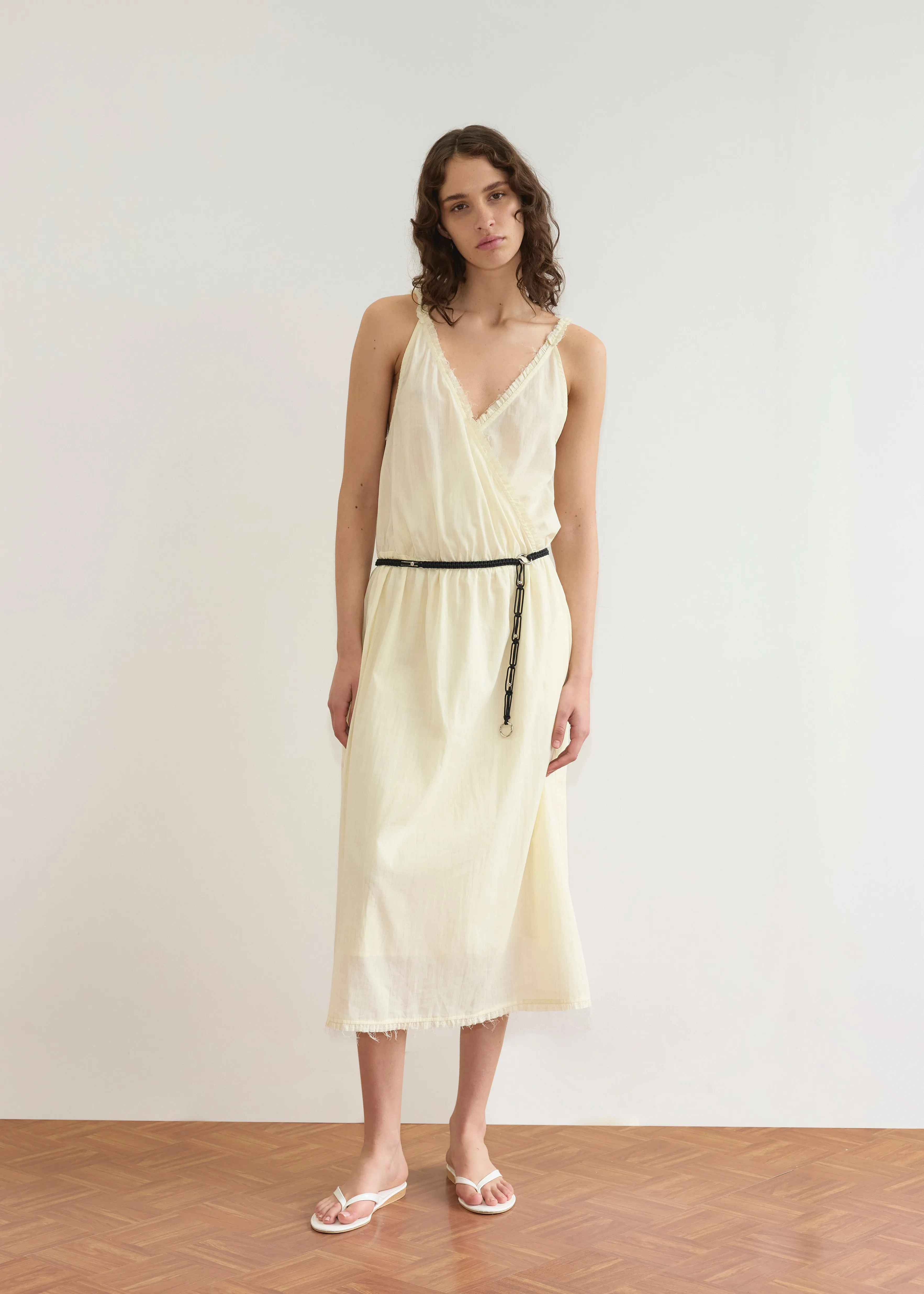 Crossed Dress - Soft Yellow Stripe sold by Deiji Studios product image thumbnail 4