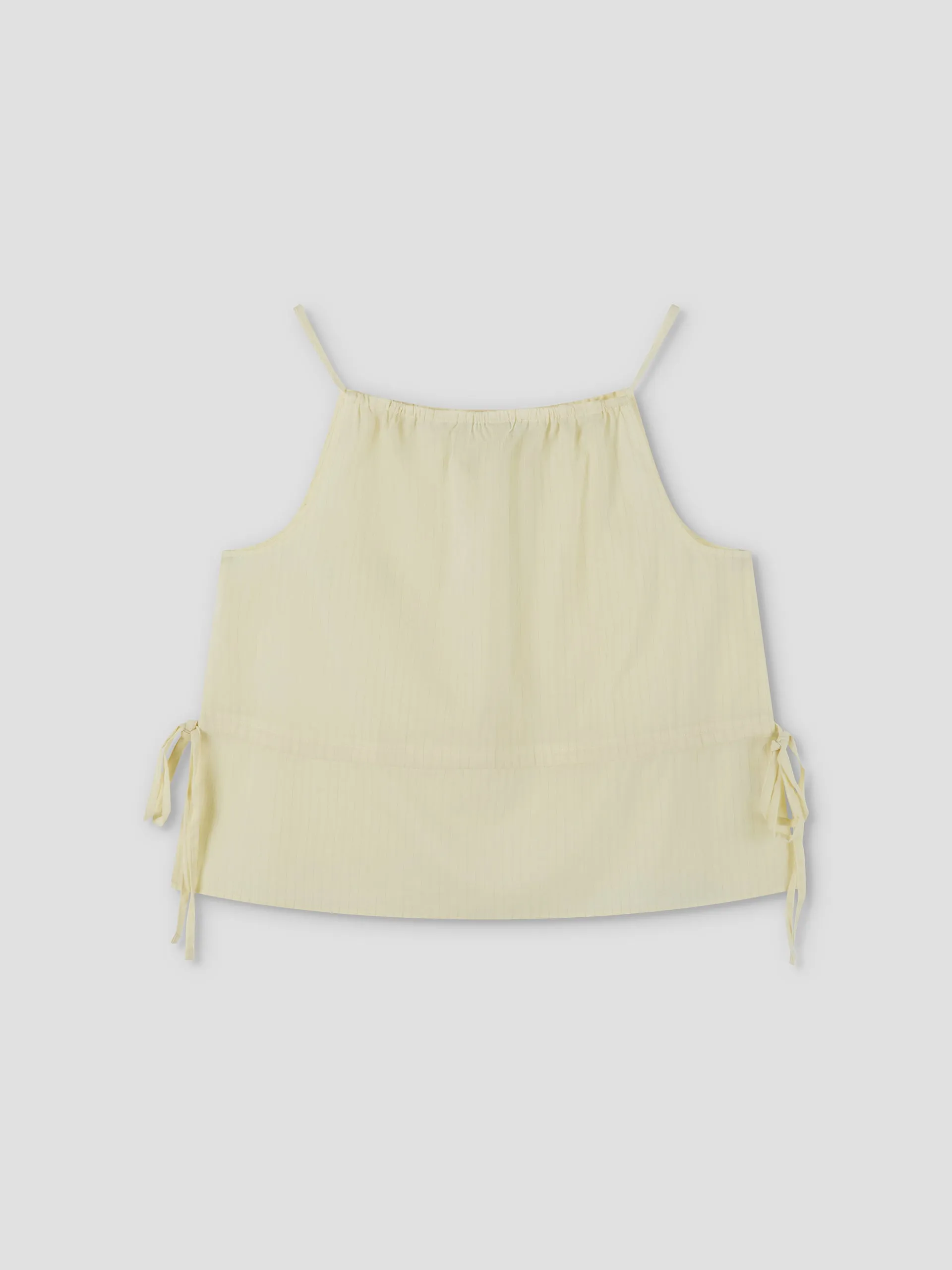 Waist Tie Top - Soft Yellow Stripe sold by Deiji Studios product image thumbnail 2