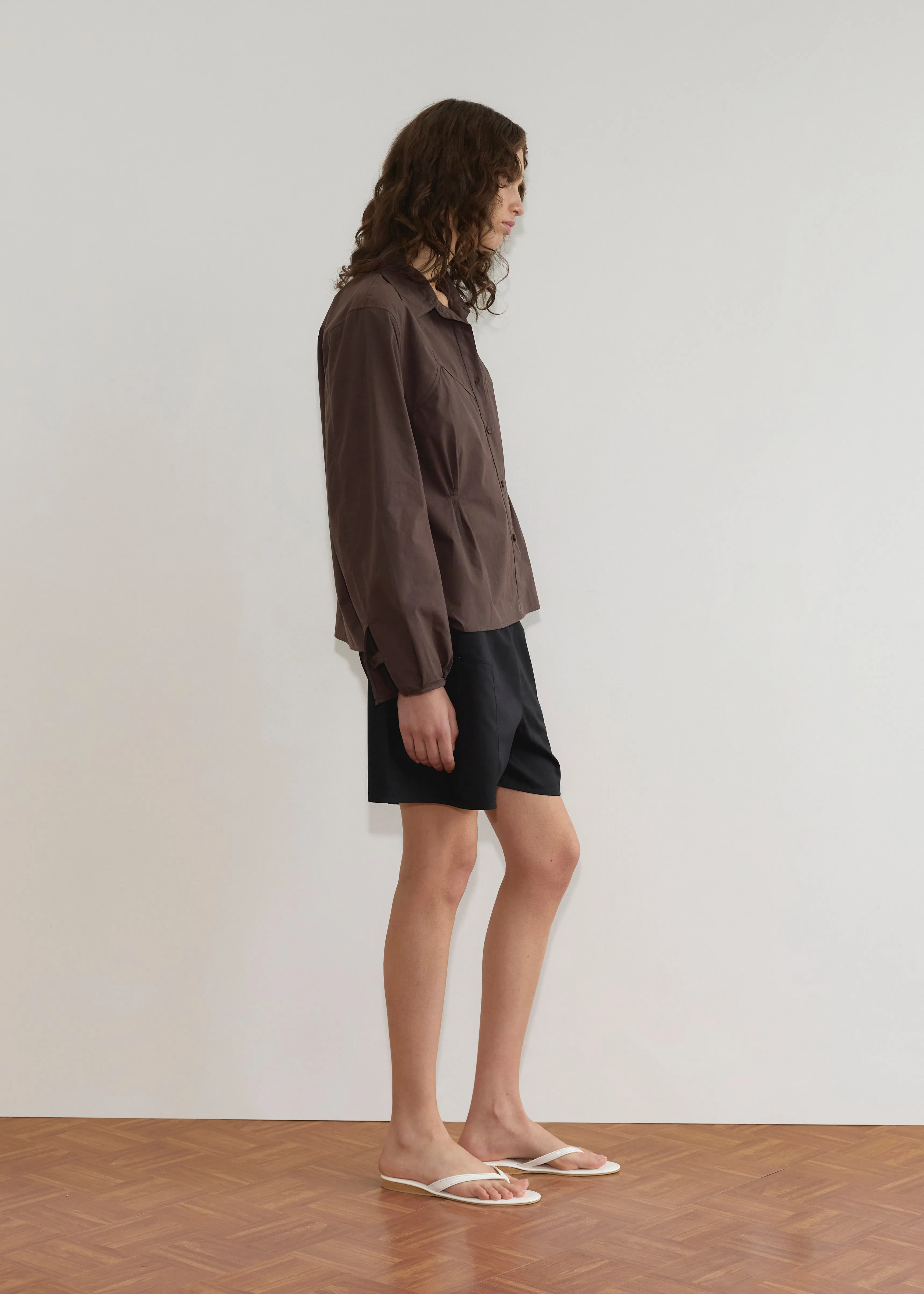 Cami Overshirt - Sepia sold by Deiji Studios product image thumbnail 5