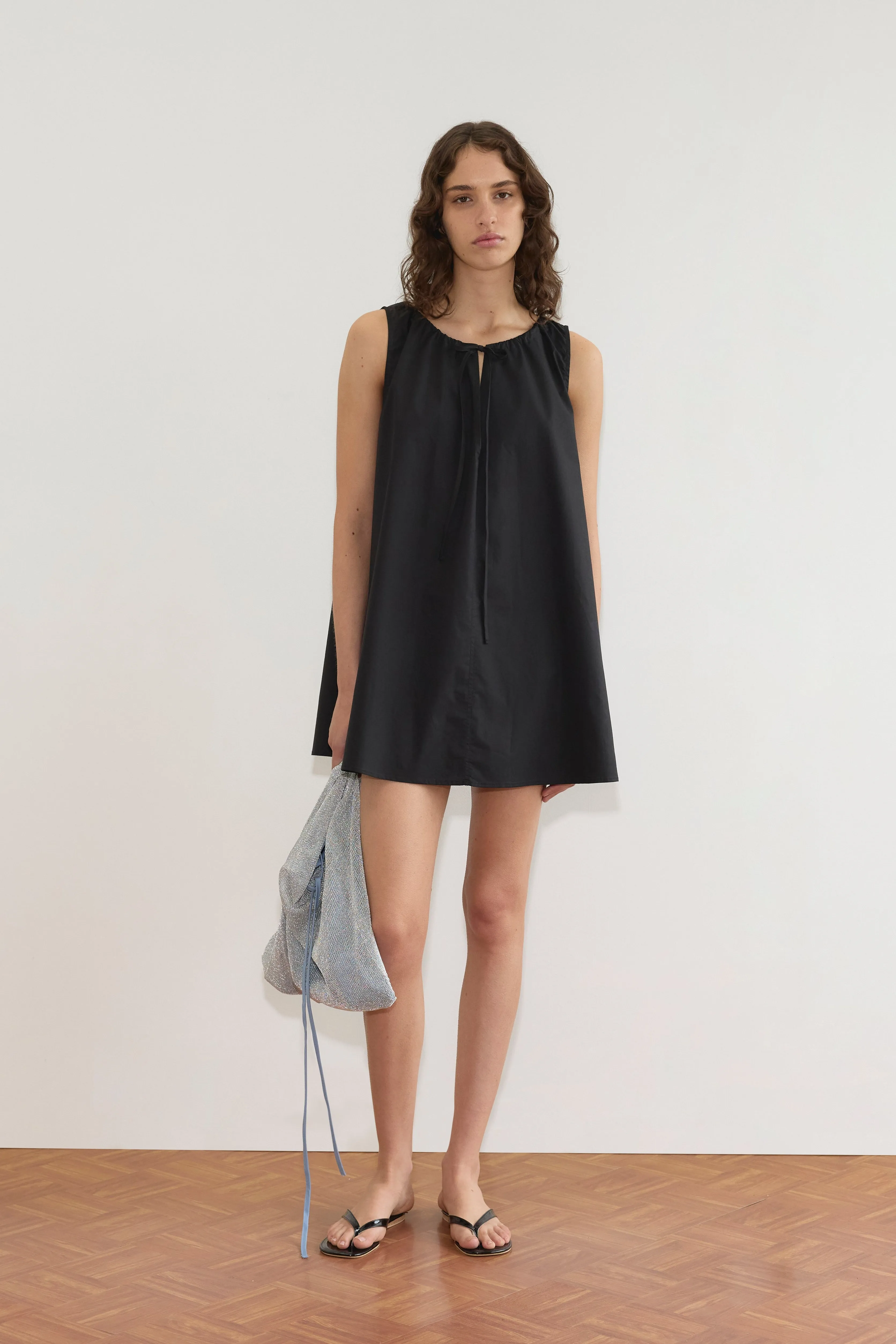 Drawcord Dress - Black sold by Deiji Studios