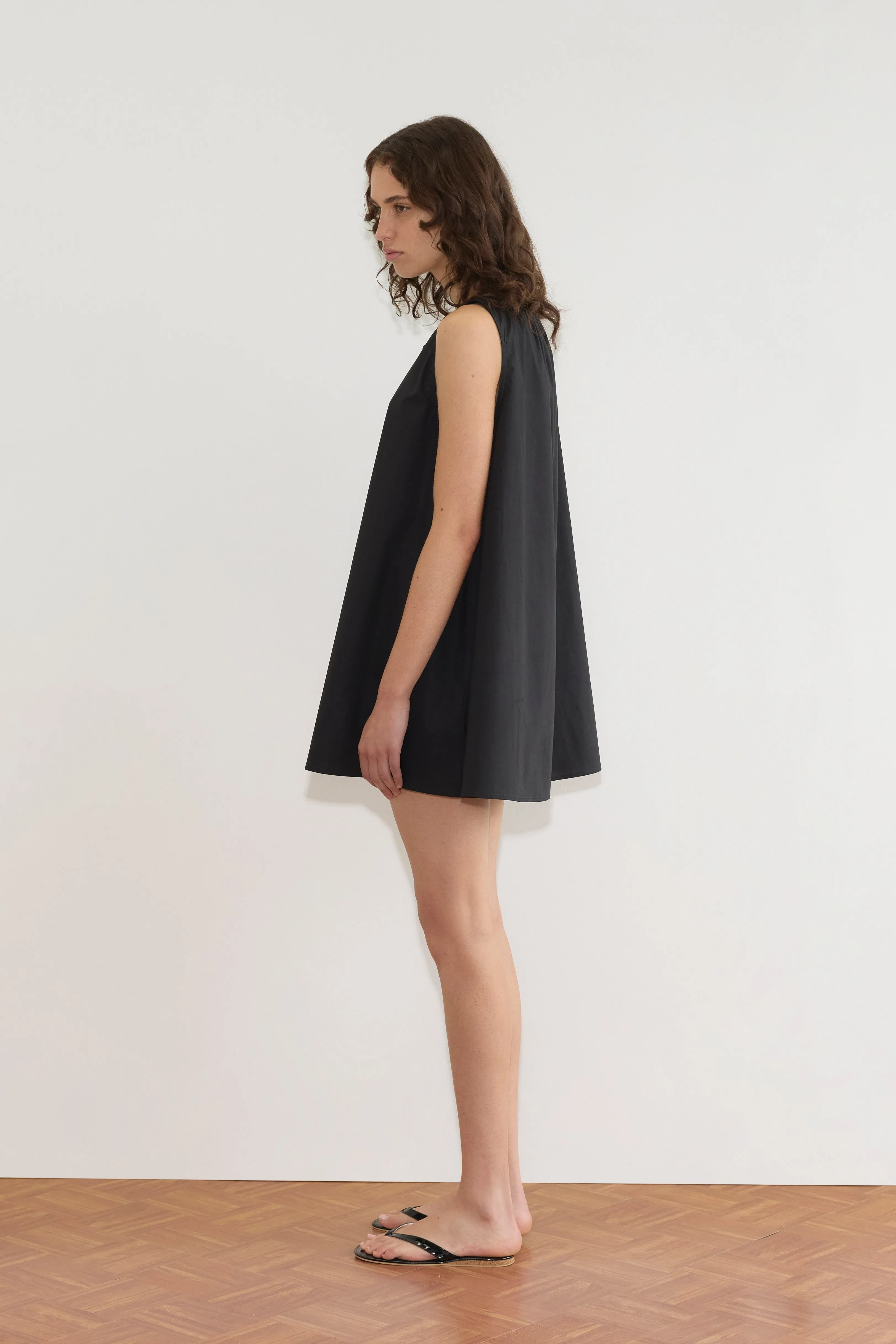 Drawcord Dress - Black sold by Deiji Studios product image thumbnail 4