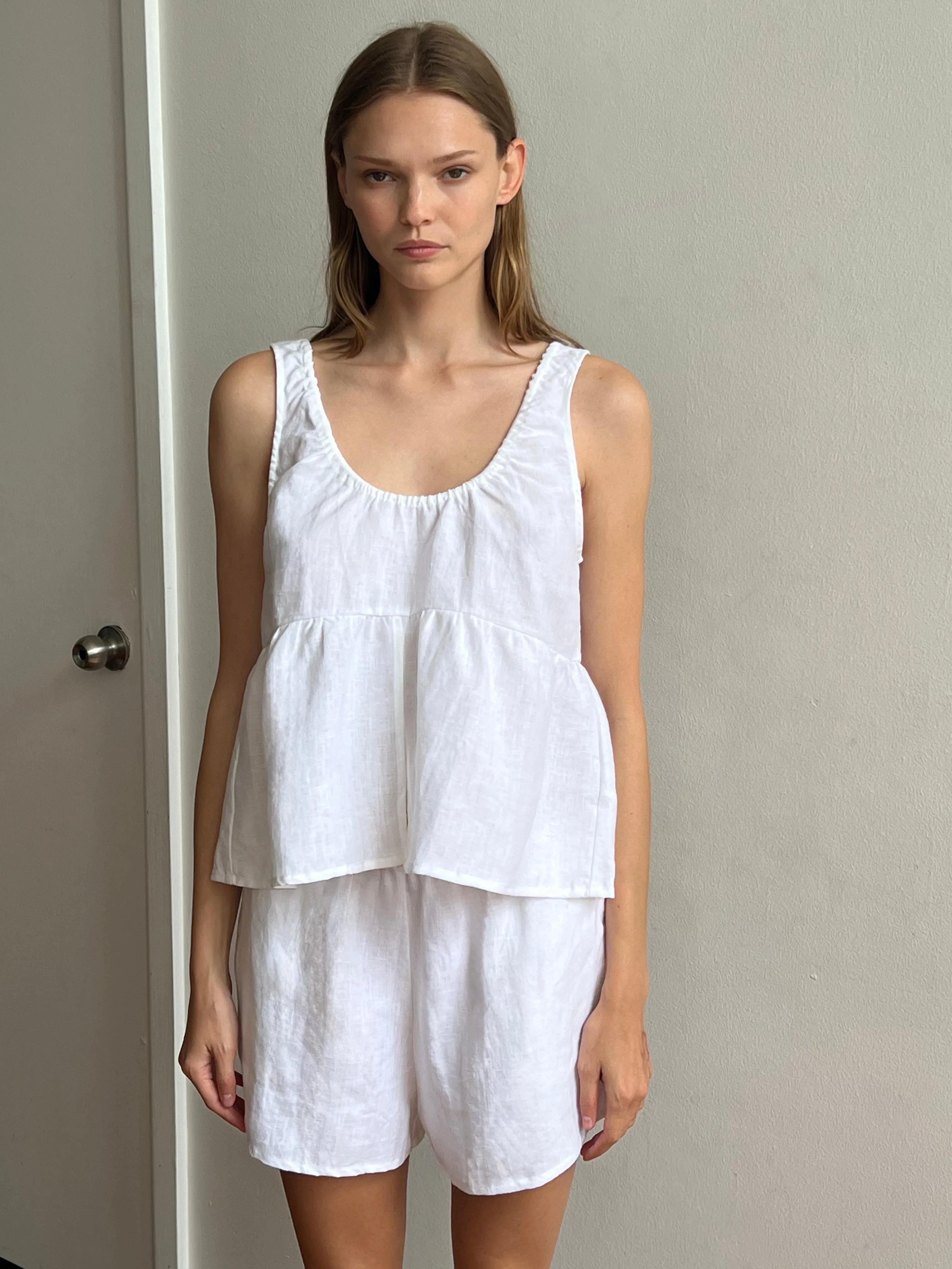 Gathered Linen Set sold by Deiji Studios product image thumbnail 3