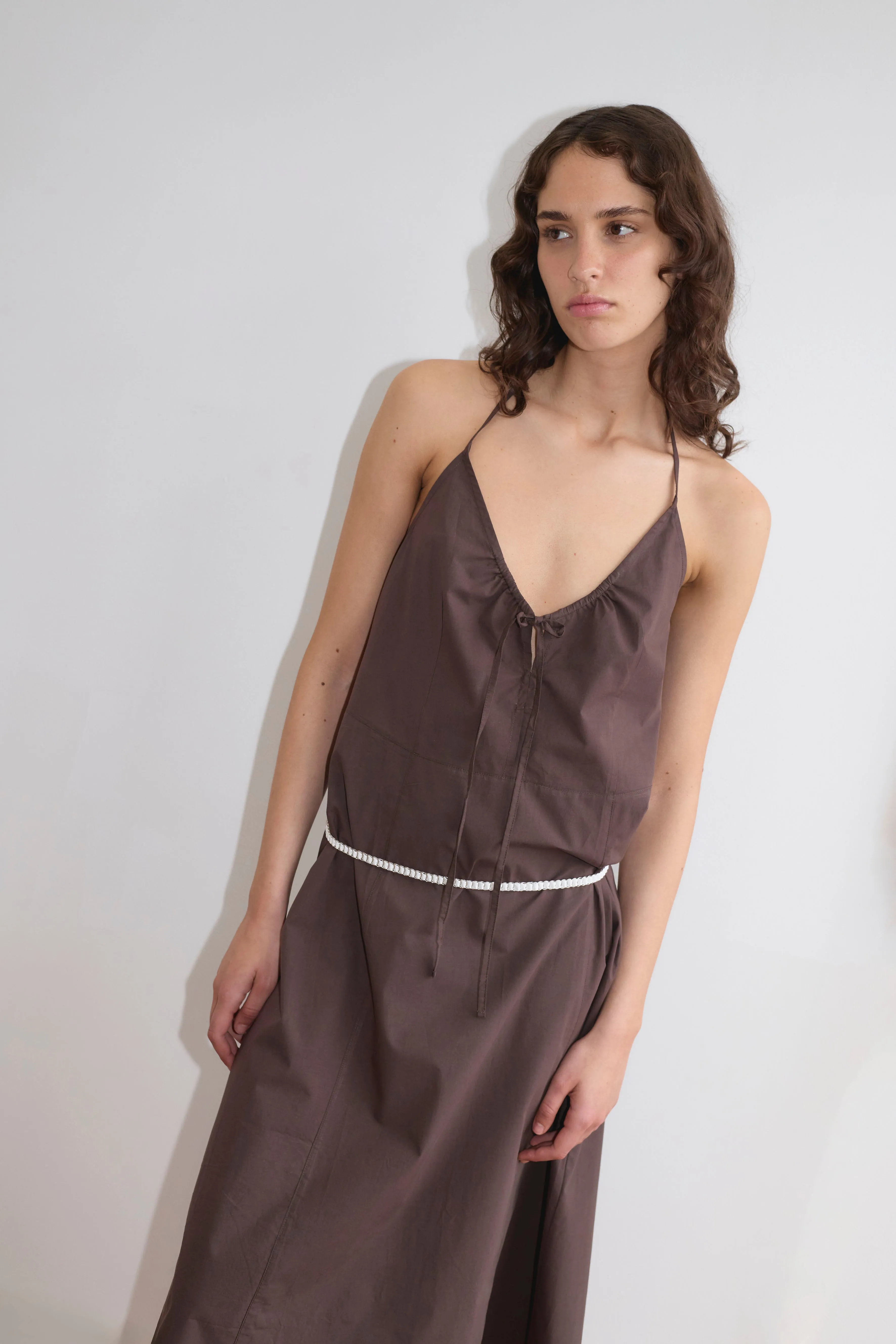 Seamed Halter Dress sold by Deiji Studios product image thumbnail 2