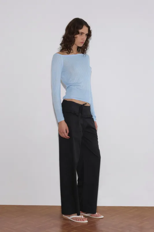 Flounce Belt Pant made by Deiji Studios