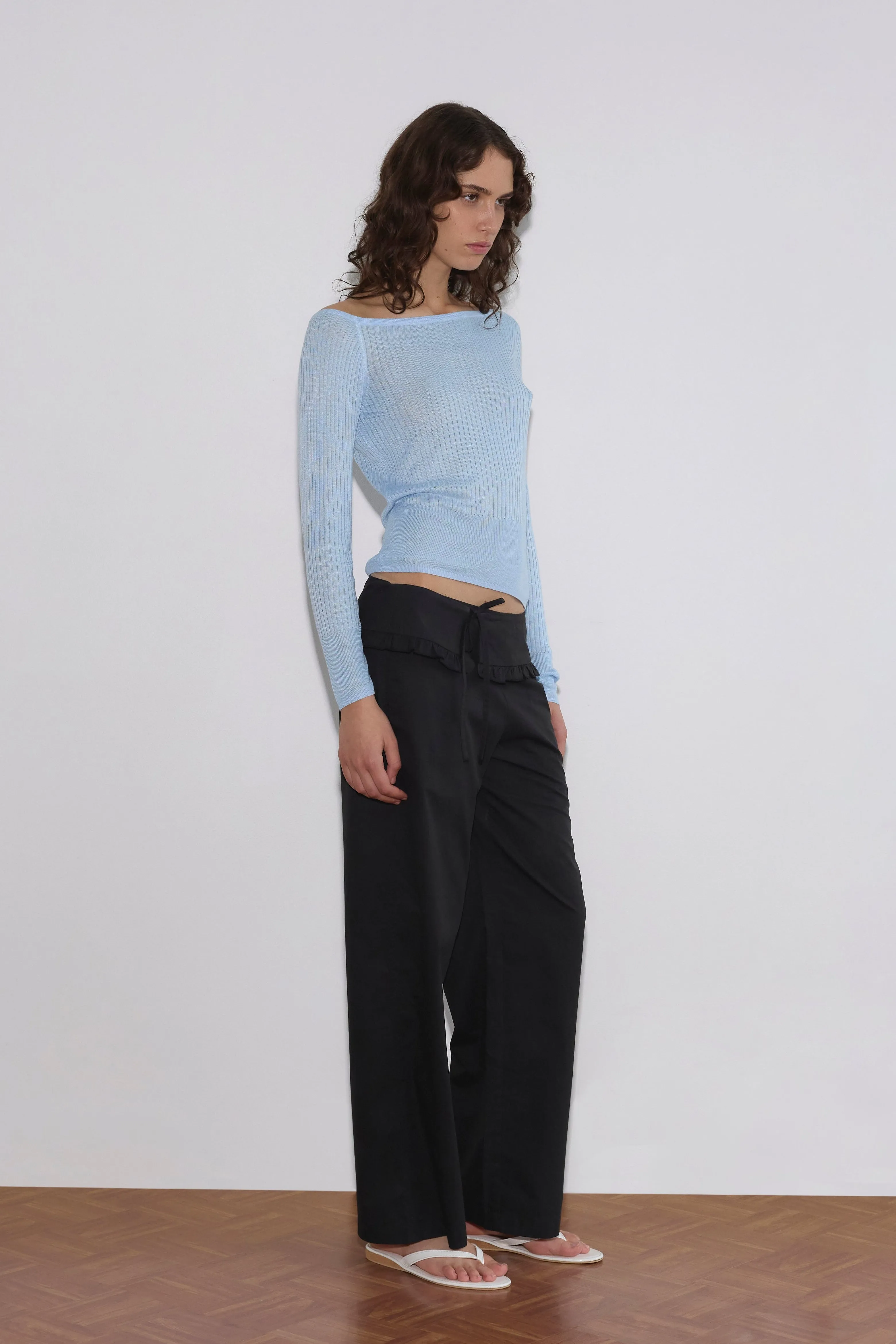 Flounce Belt Pant sold by Deiji Studios