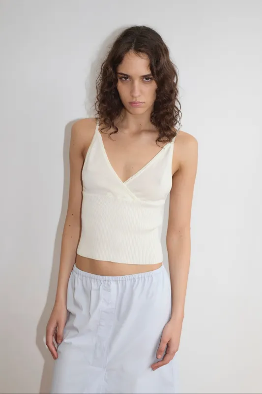 Cross Panel Knit Top made by Deiji Studios