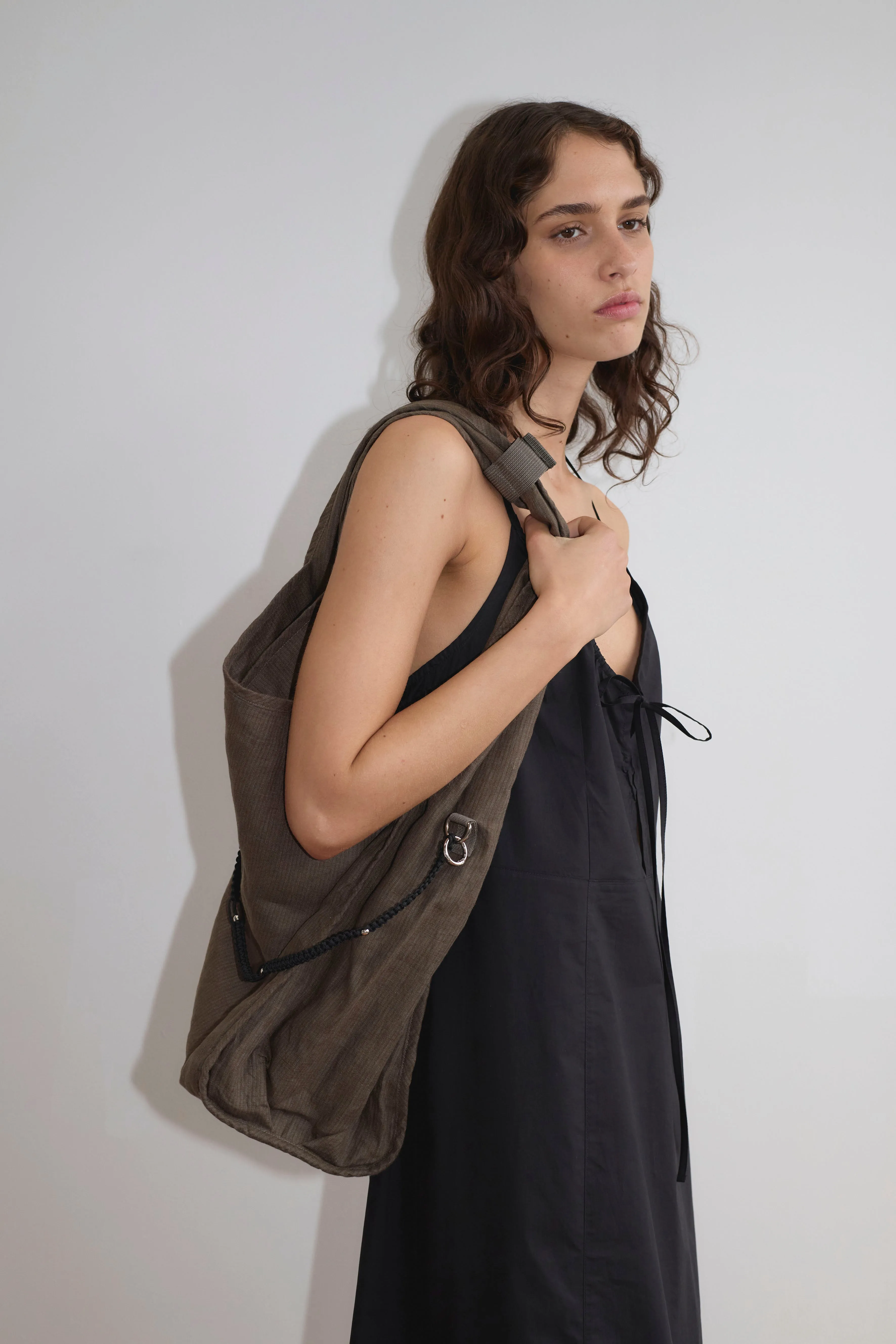 Seamed Halter Dress - Black sold by Deiji Studios product image thumbnail 3