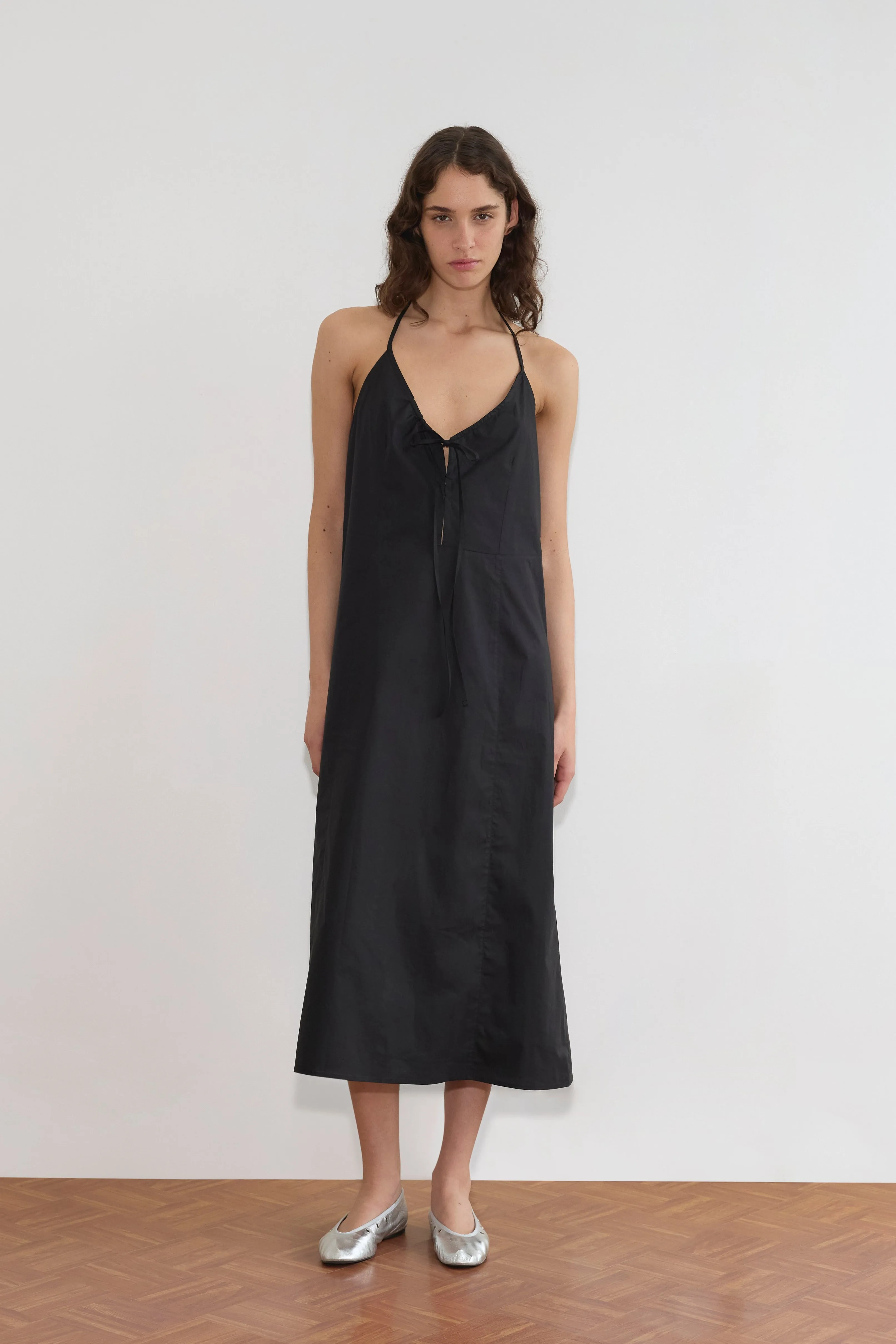 Seamed Halter Dress - Black sold by Deiji Studios product image thumbnail 2