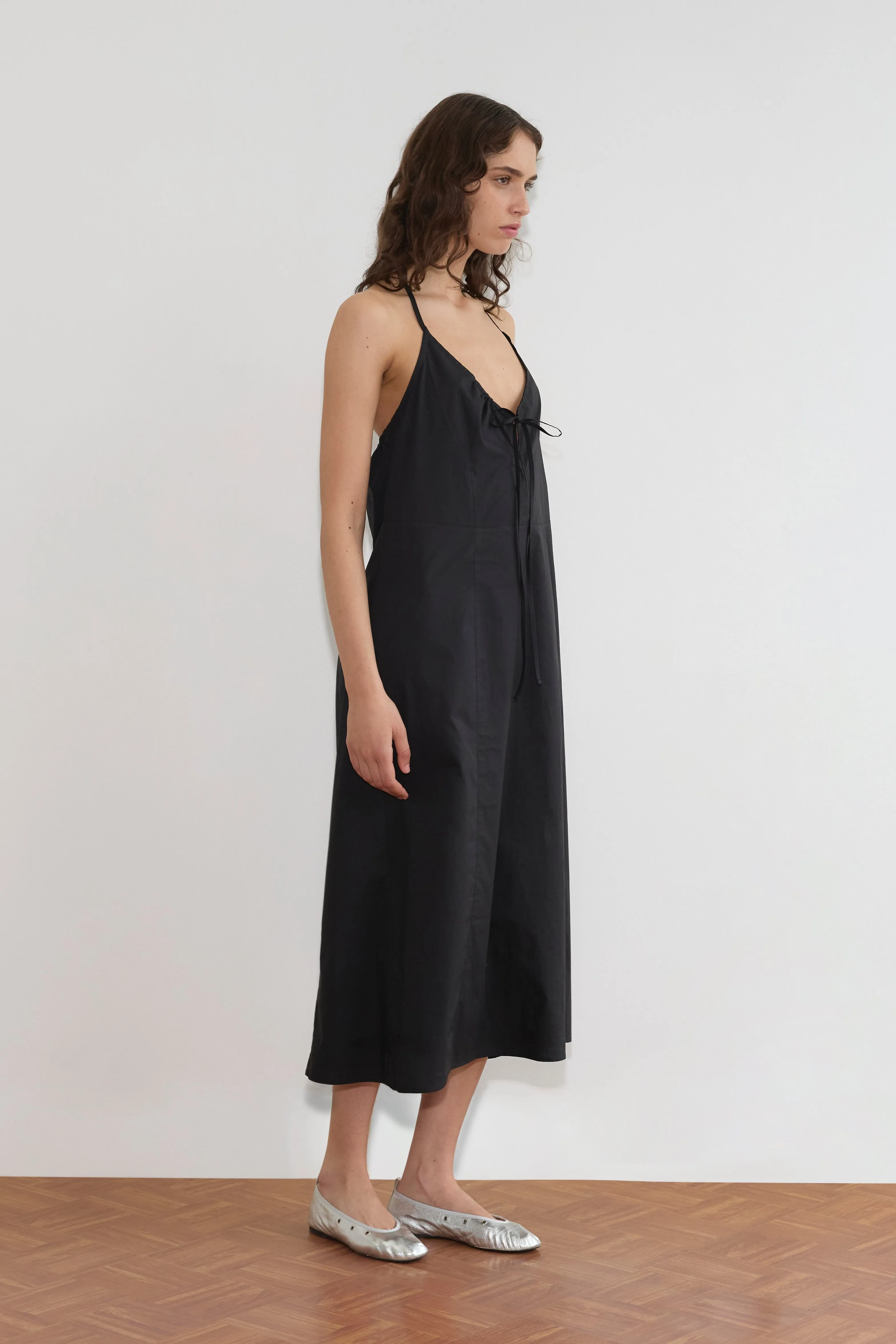 Seamed Halter Dress - Black sold by Deiji Studios product image thumbnail 5