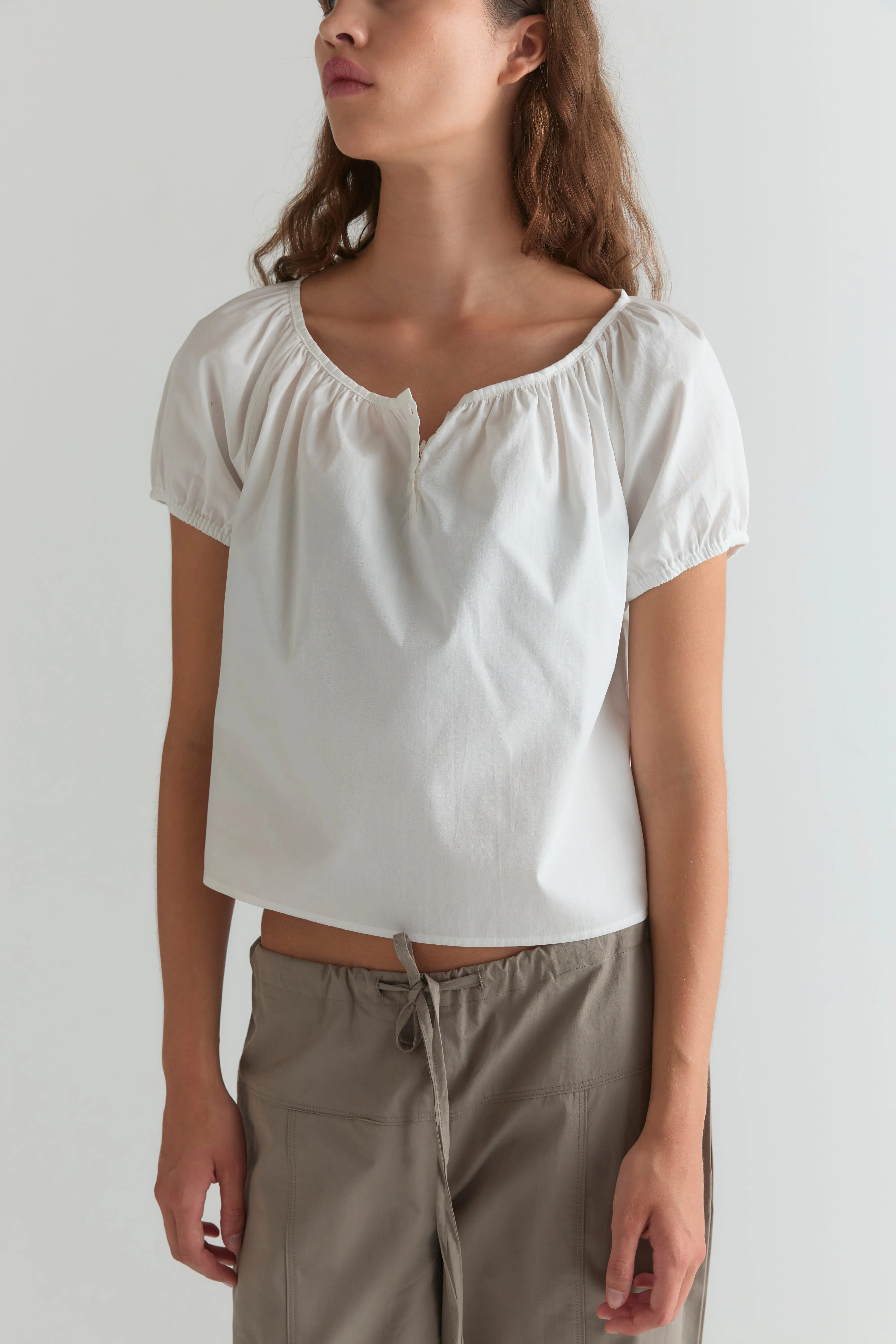 Poplin T Shirt - White sold by Deiji Studios product image thumbnail 3