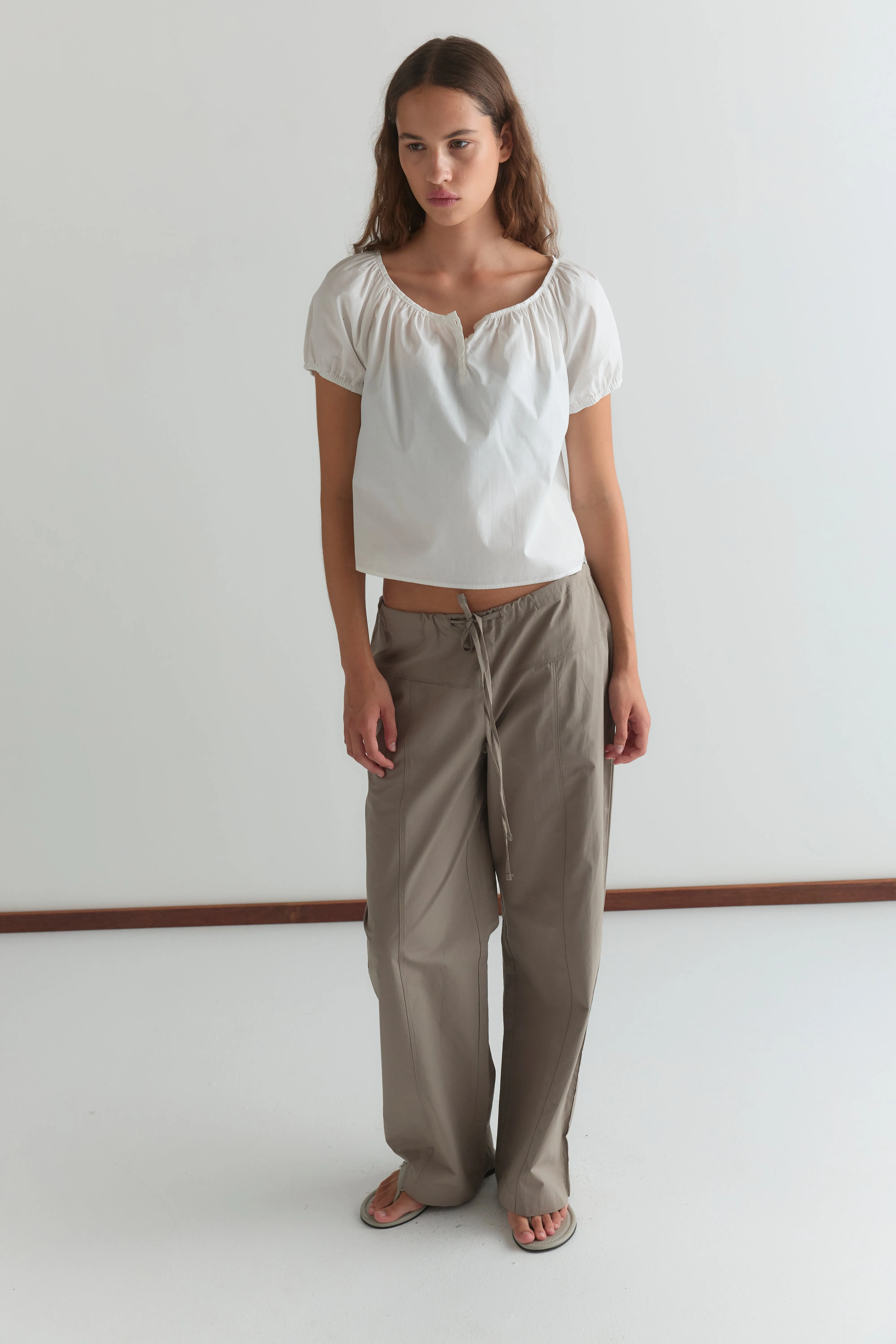 Poplin T Shirt - White sold by Deiji Studios product image thumbnail 5