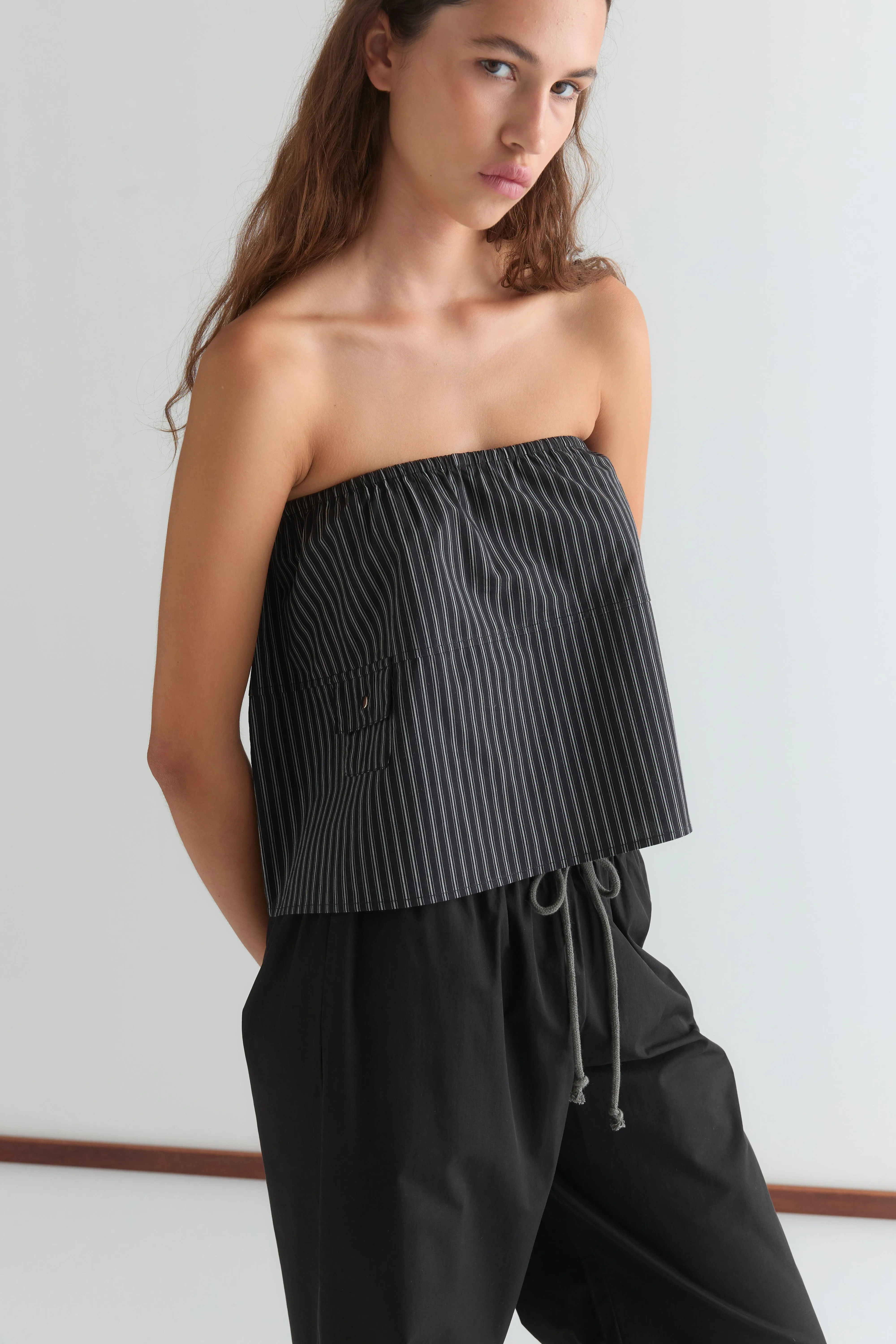 Pocket Skirt - Mono Stripe sold by Deiji Studios product image thumbnail 5