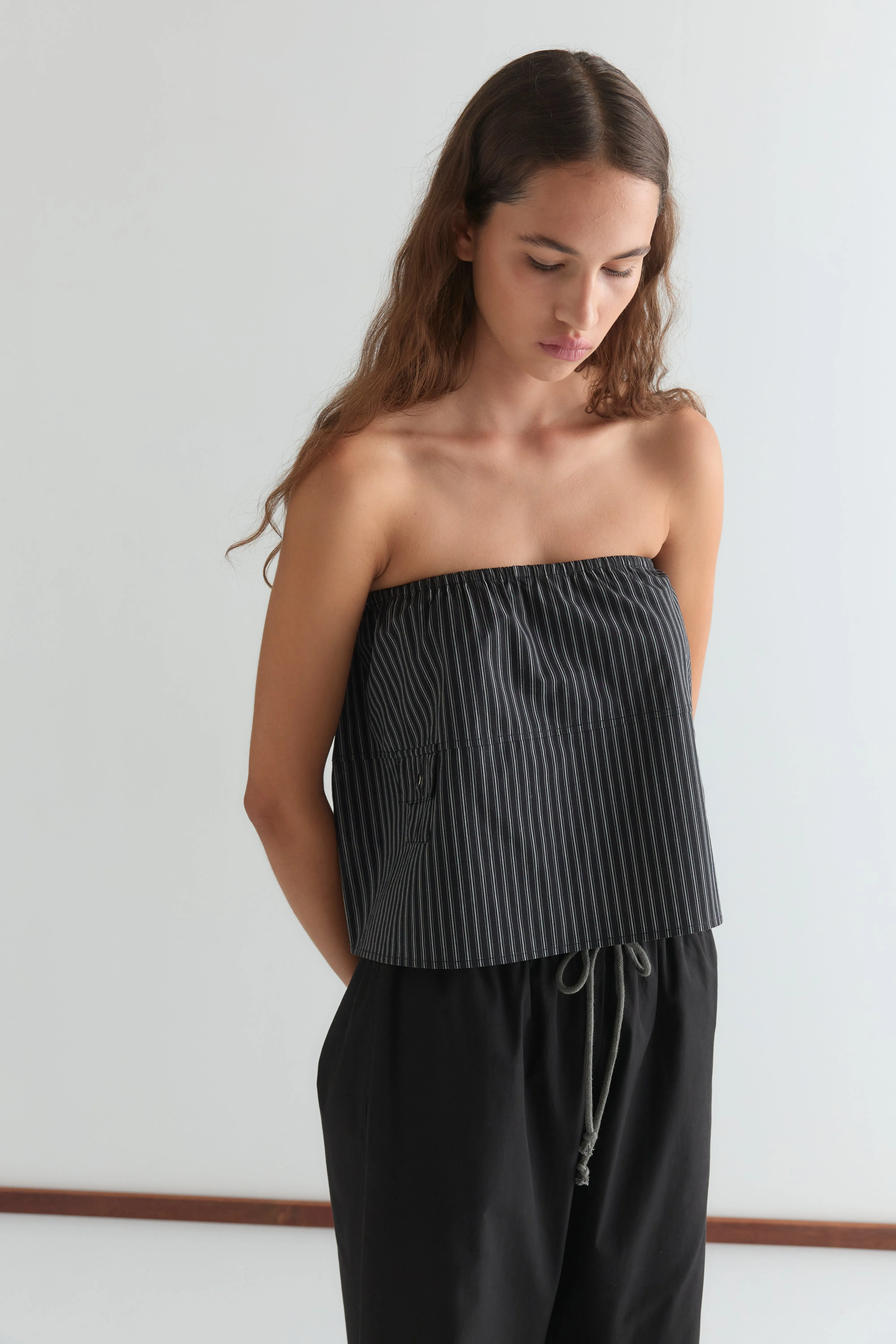 Pocket Skirt - Mono Stripe sold by Deiji Studios product image thumbnail 4