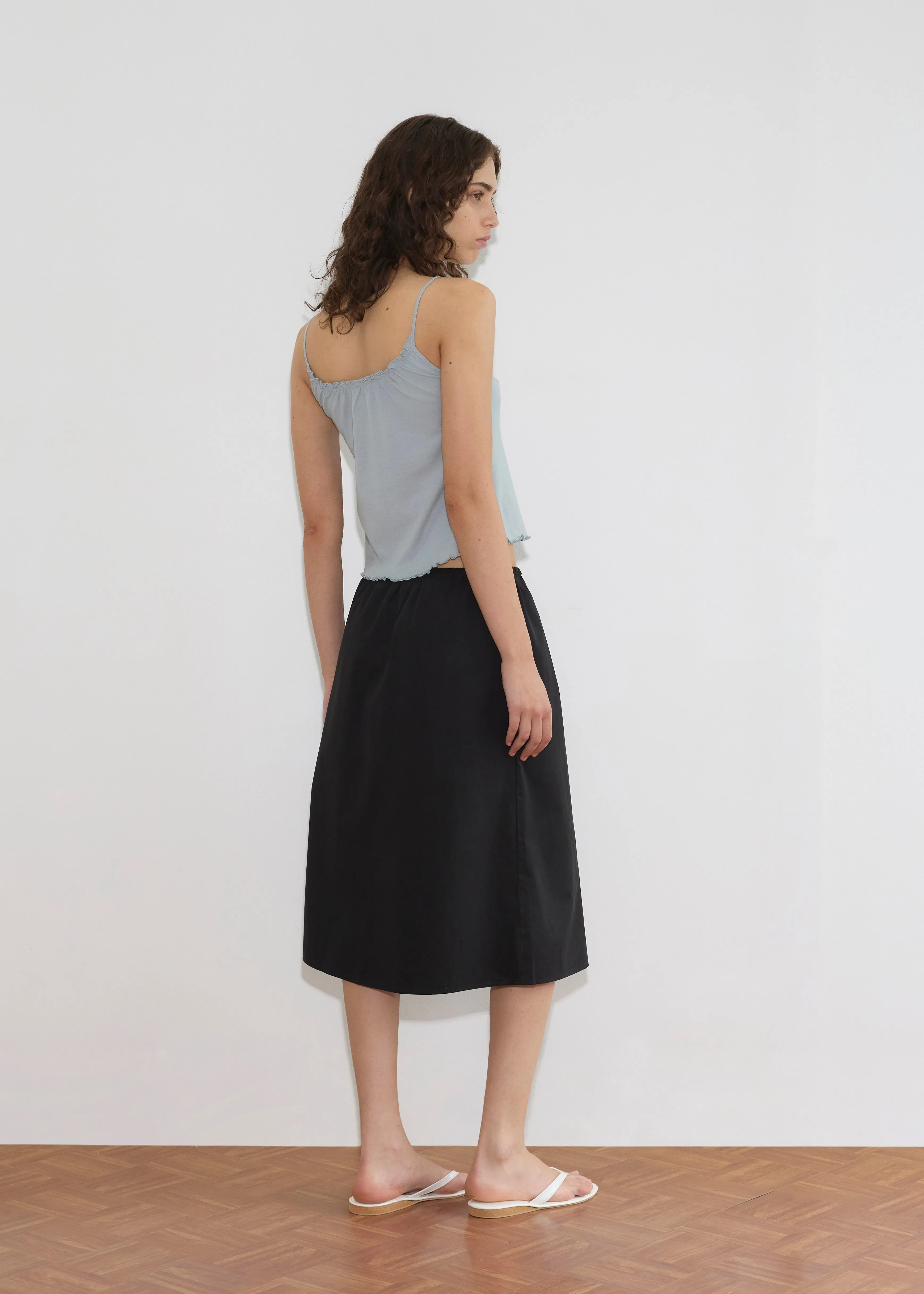 Overlap Skirt - Black sold by Deiji Studios product image thumbnail 4