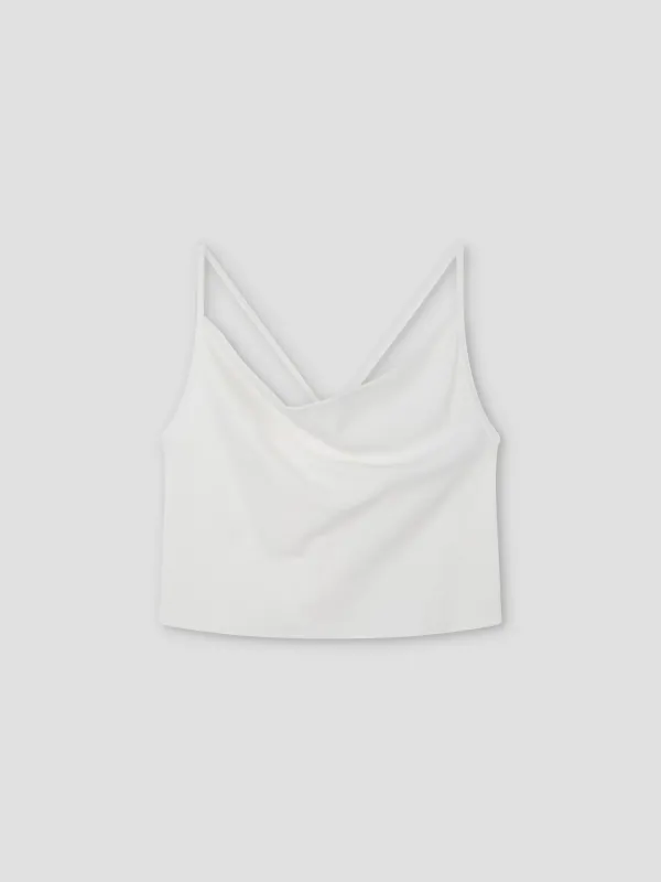 Drape Jersey Top - White made by Deiji Studios