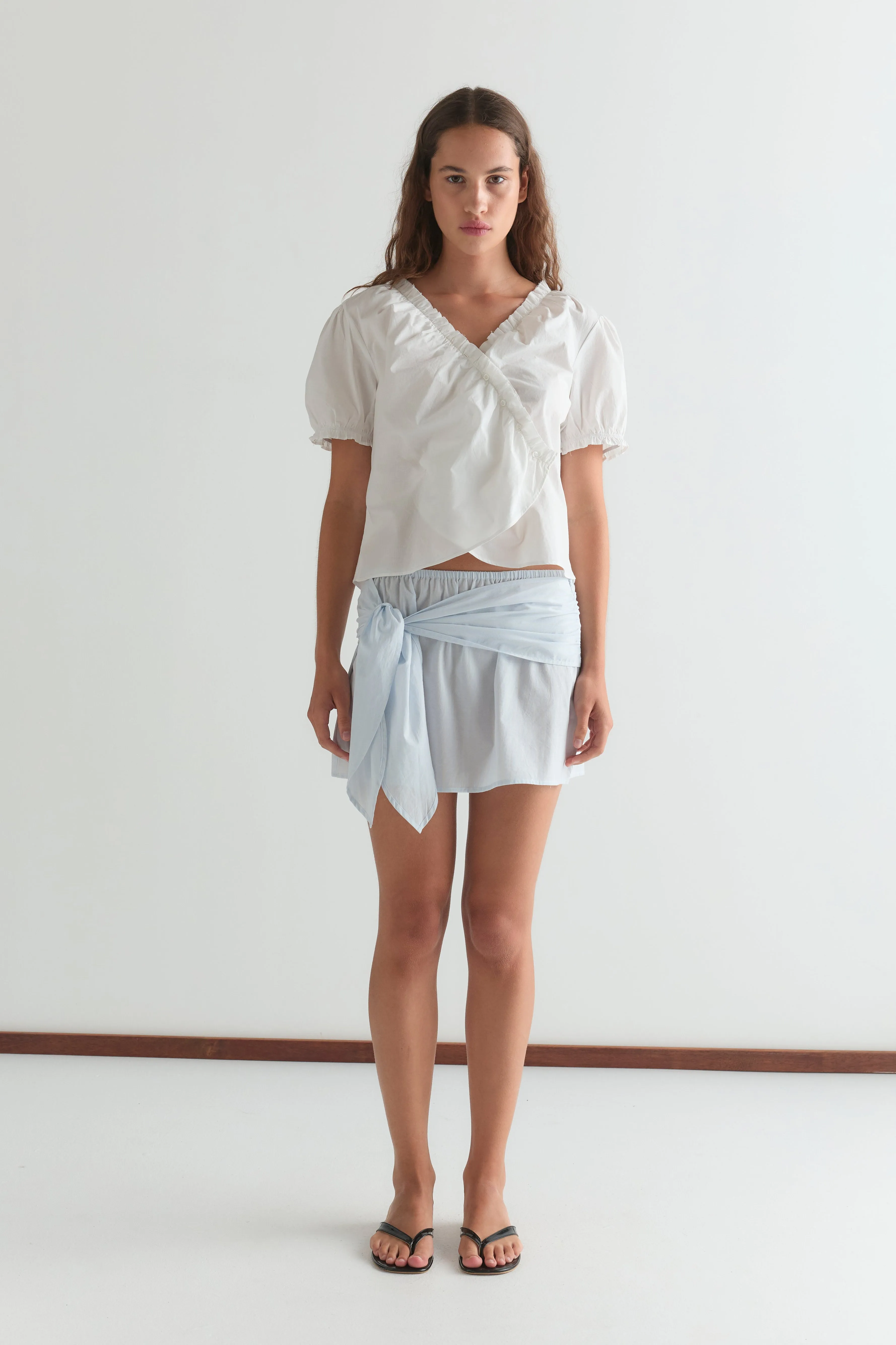 Cross Frill Top - White sold by Deiji Studios product image thumbnail 5