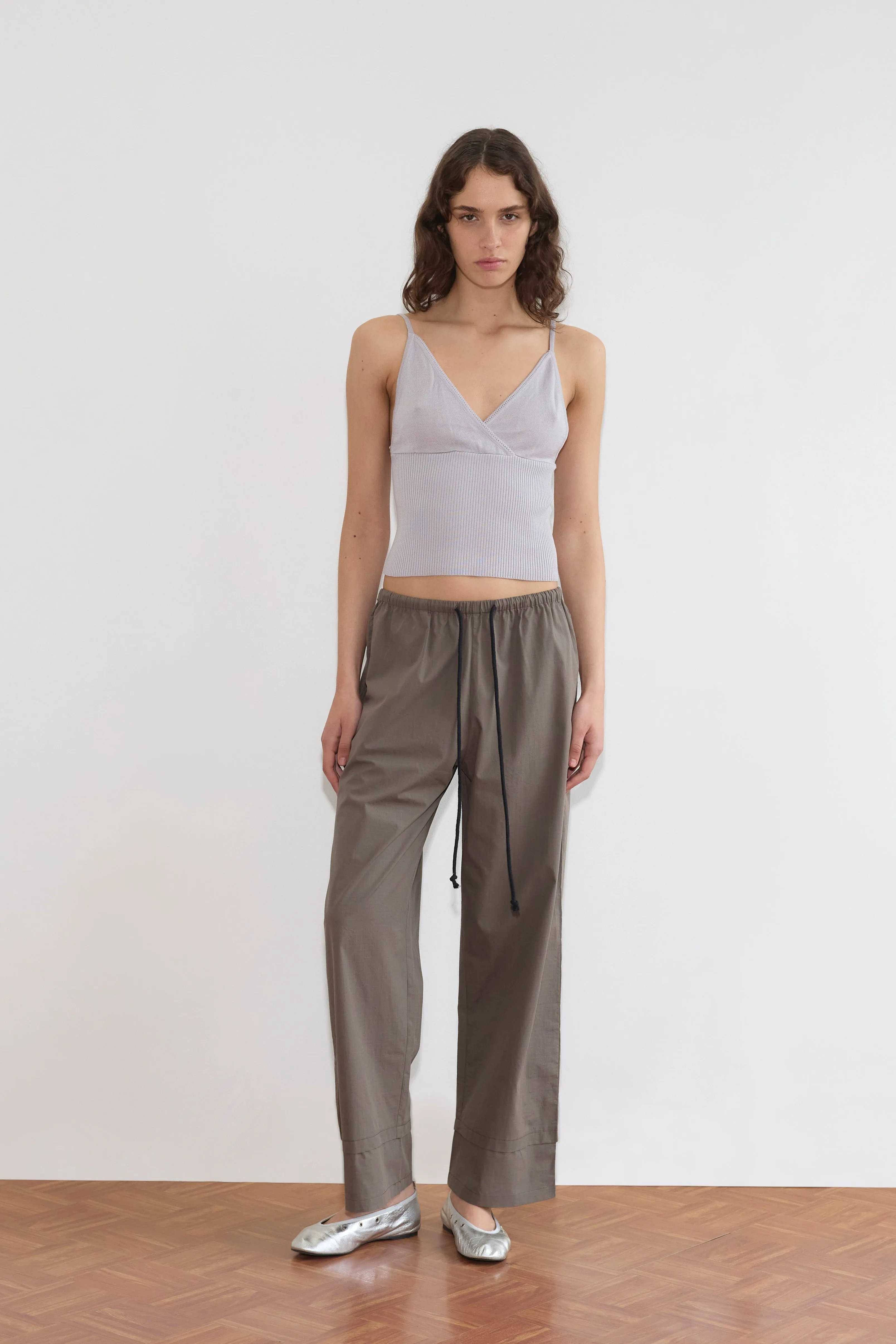 Cross Panel Knit Top - Soft Lilac sold by Deiji Studios product image thumbnail 3
