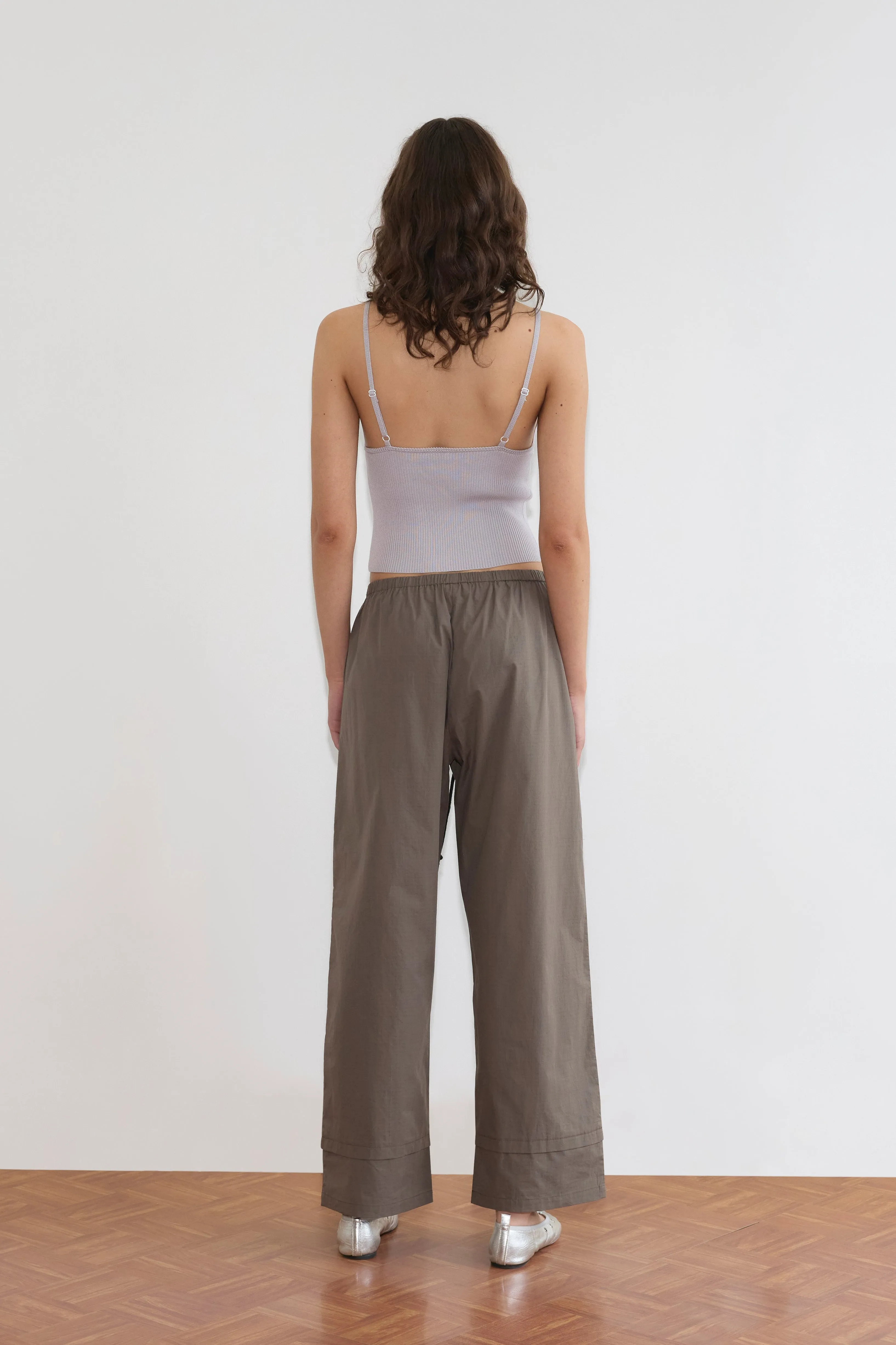 Cross Panel Knit Top - Soft Lilac sold by Deiji Studios product image thumbnail 5