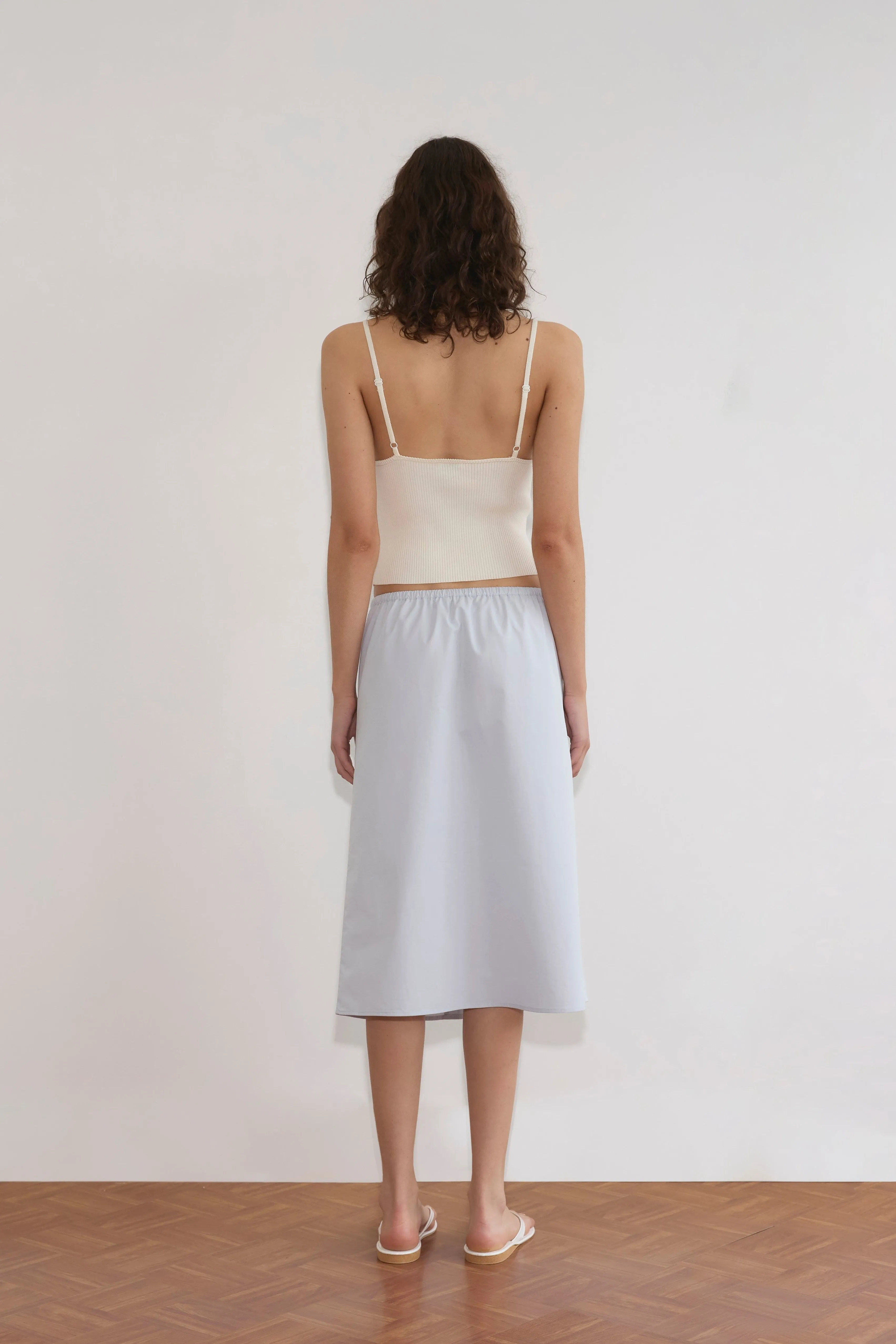 Cross Panel Knit Top - Off White sold by Deiji Studios product image thumbnail 5