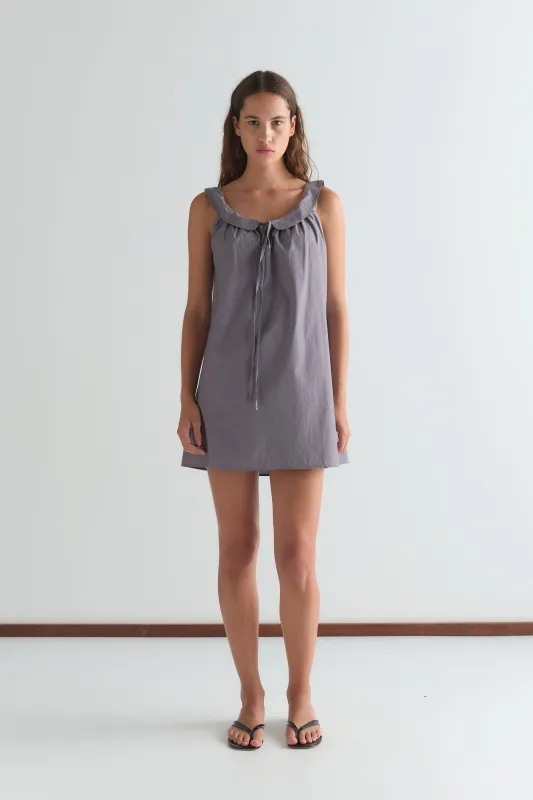 Rounded Neck Dress made by Deiji Studios