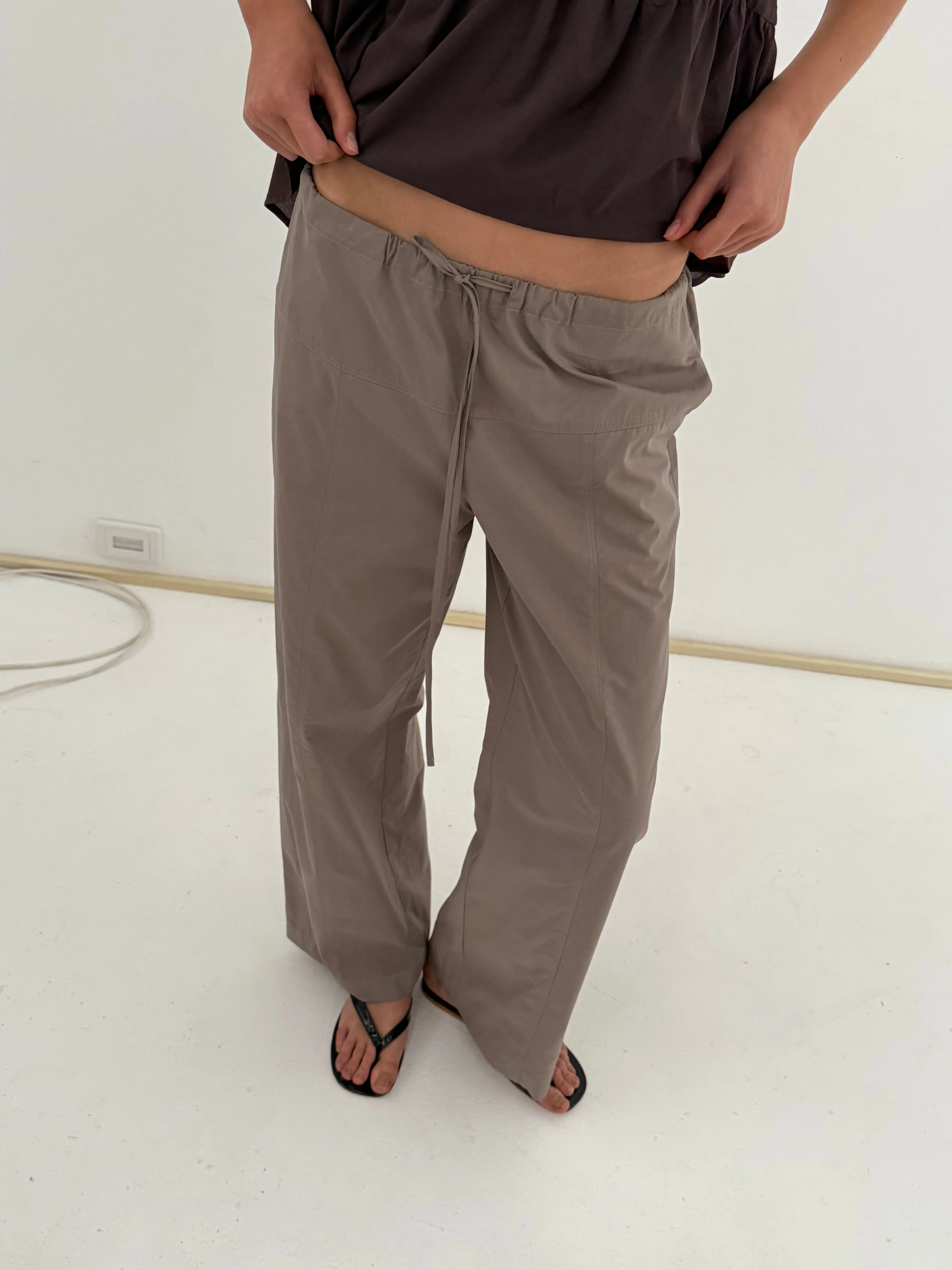 Seam Pant - Light Khaki sold by Deiji Studios