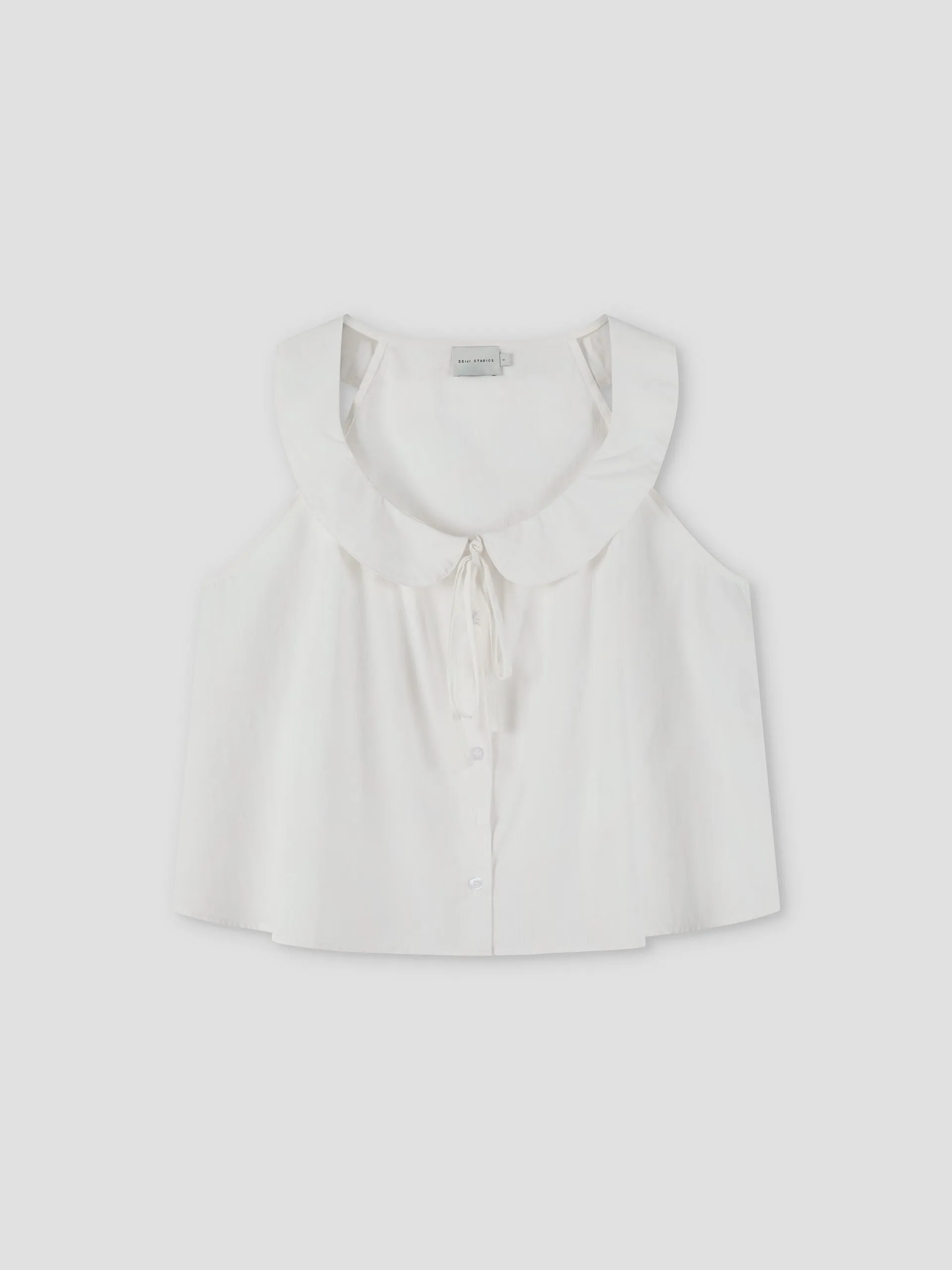 Round Collar Top - White Texture sold by Deiji Studios product image thumbnail 3