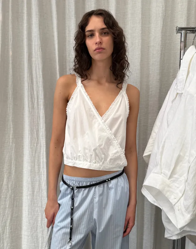 Overlie Top - White made by Deiji Studios