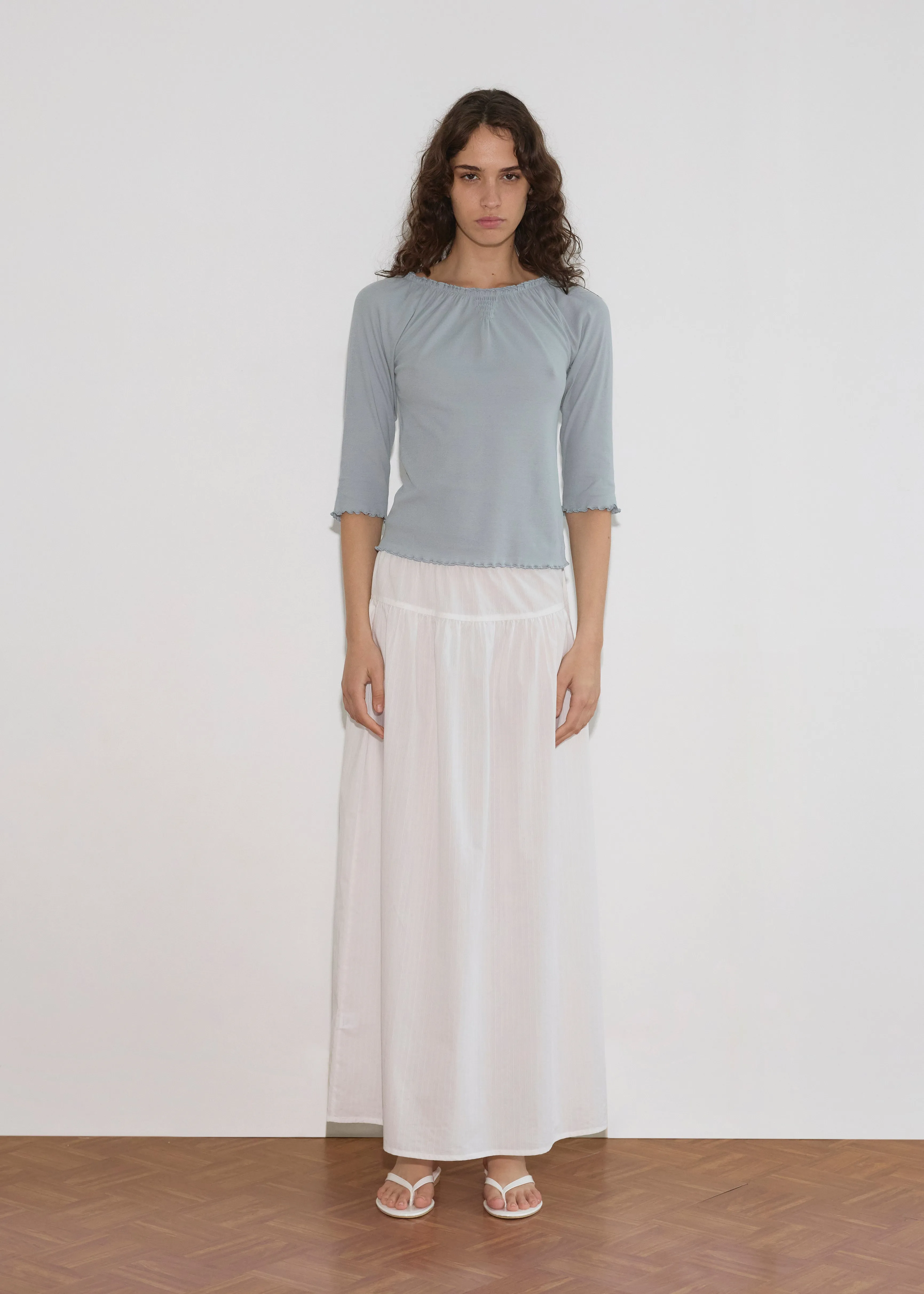 Maxi Skirt - White Texture sold by Deiji Studios product image thumbnail 2