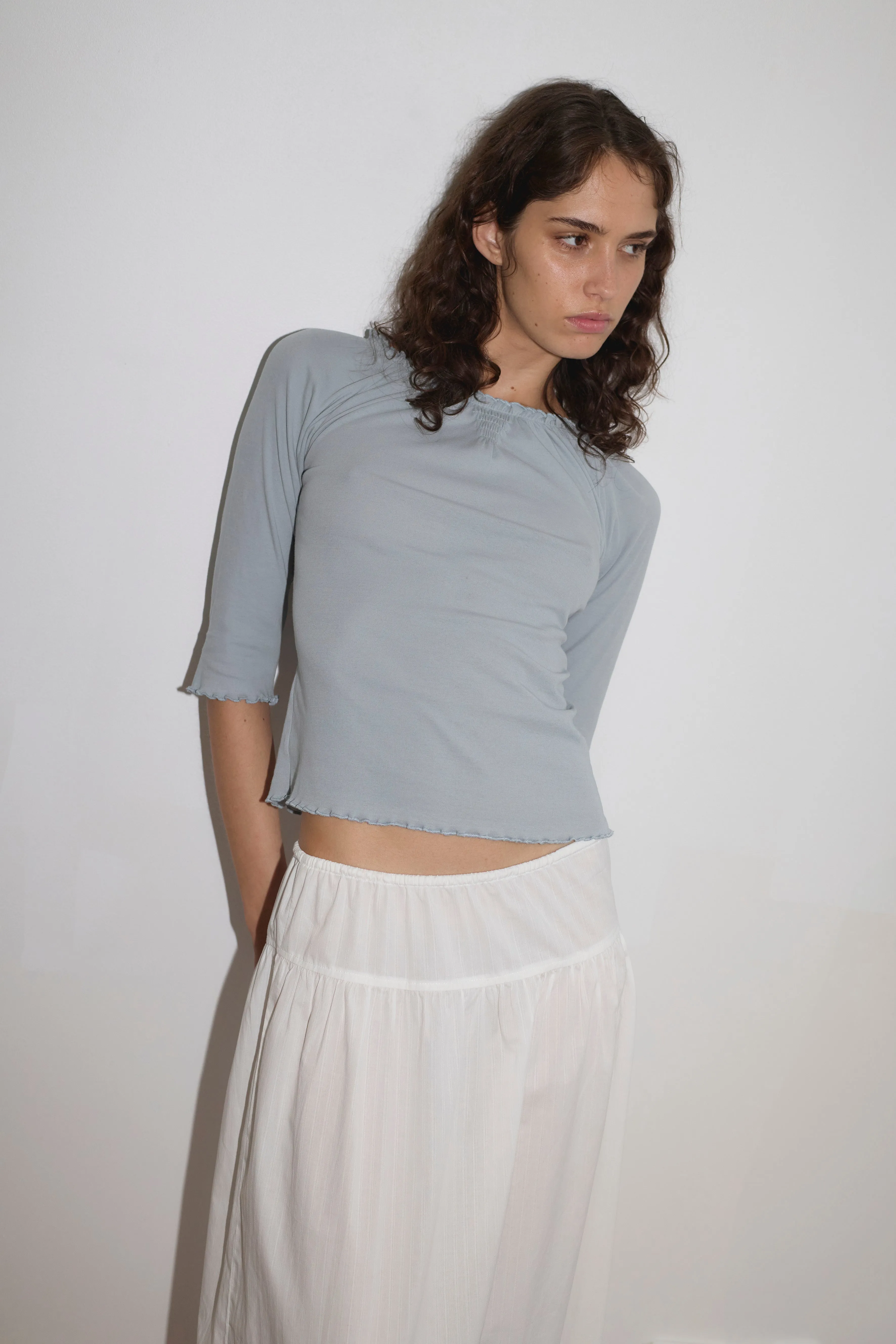 Maxi Skirt - White Texture sold by Deiji Studios product image thumbnail 3