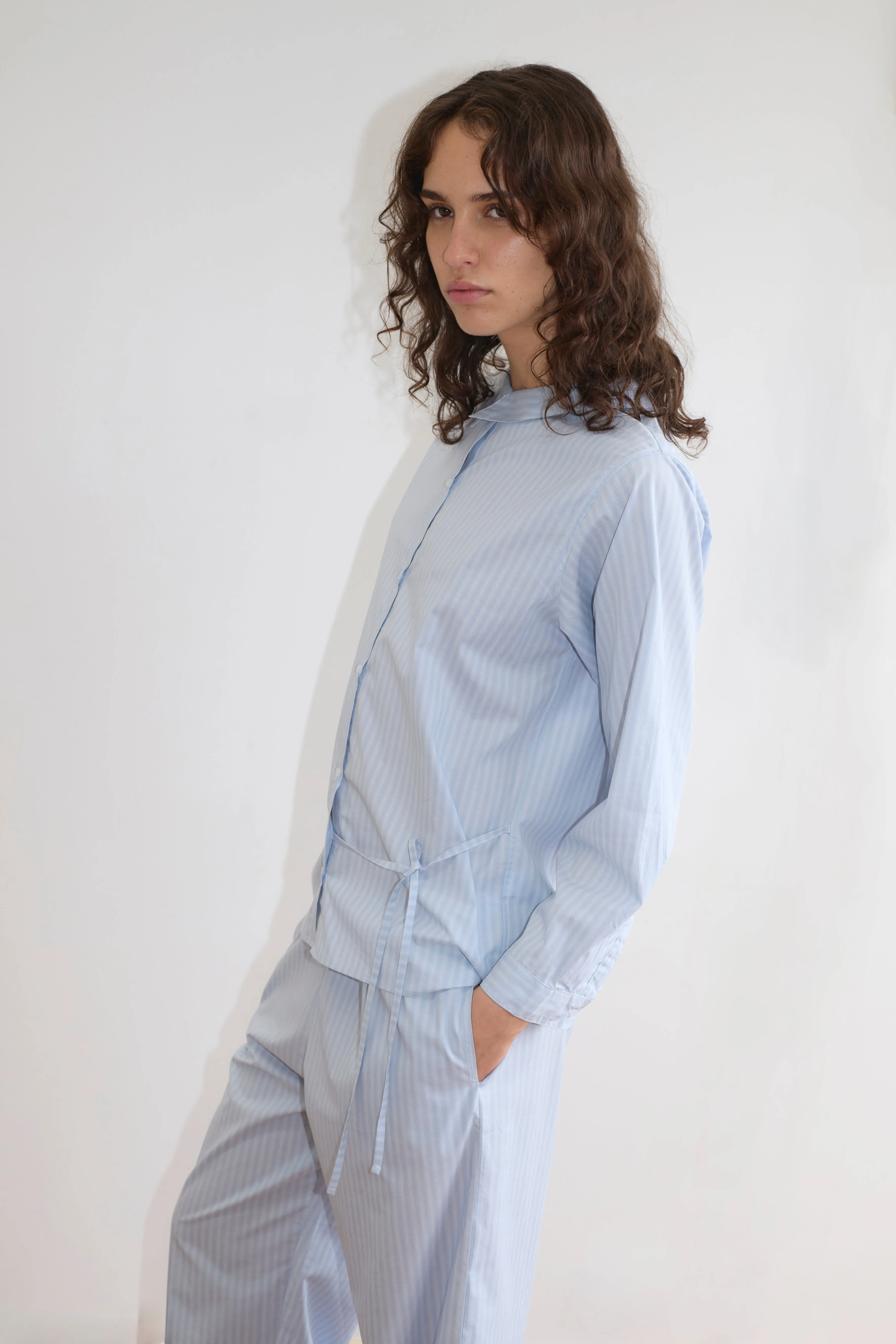 Left Set - Lake Blue Stripe sold by Deiji Studios